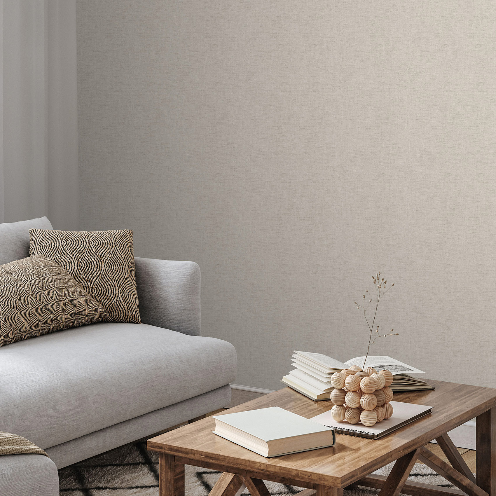 Hohenberger Vliestapete Artist Collage Uni White 27279