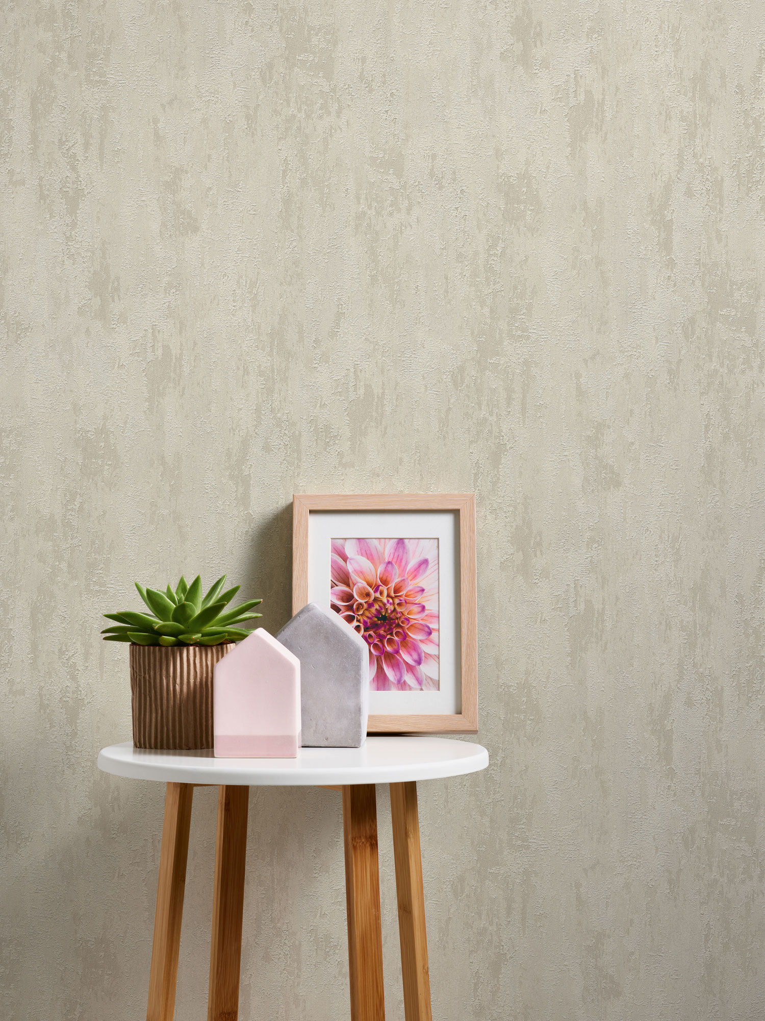 AS Vliestapete Trendwall 2 Unitapete beige/creme 326514