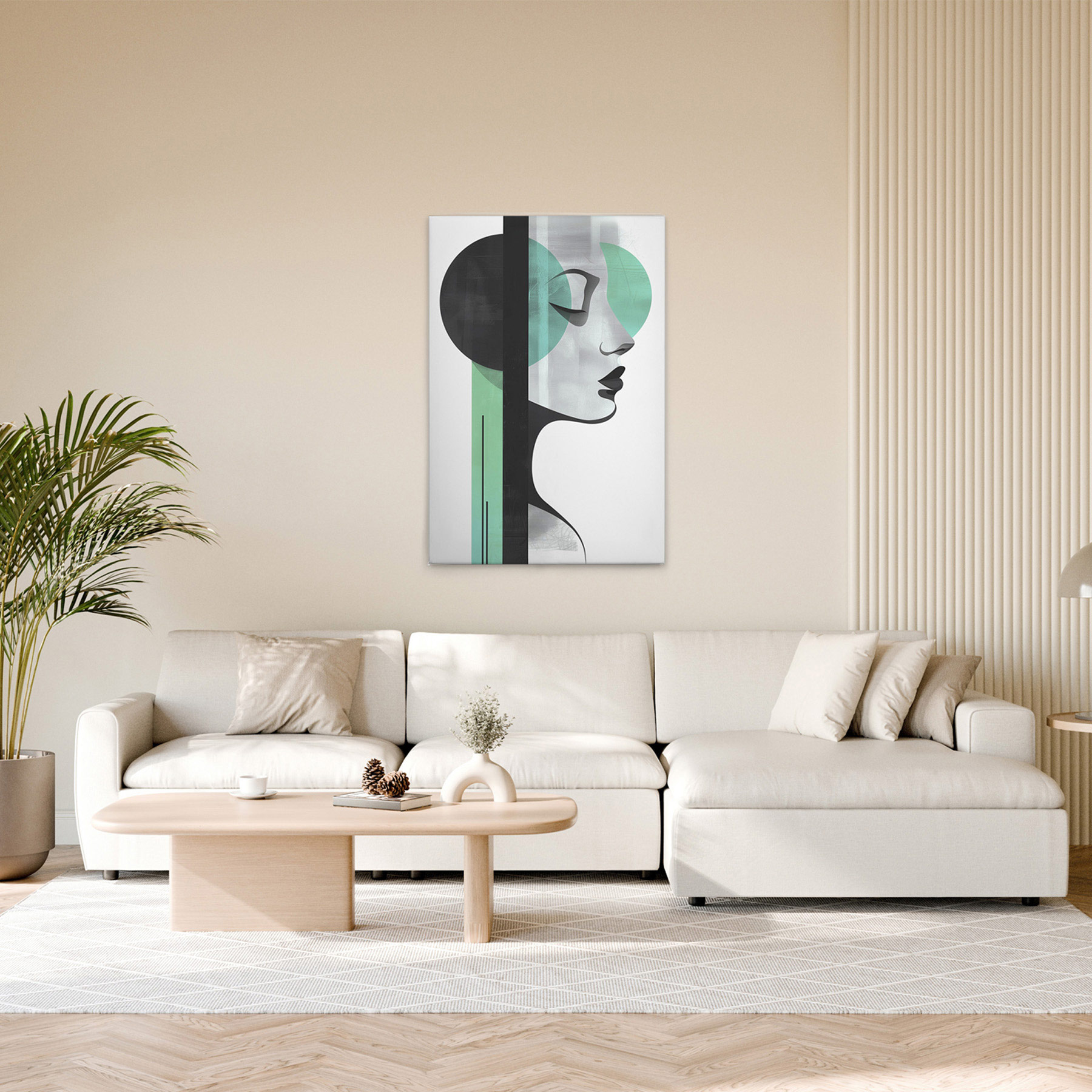 AS Leinwandbild Metropolis Aqua DD133161