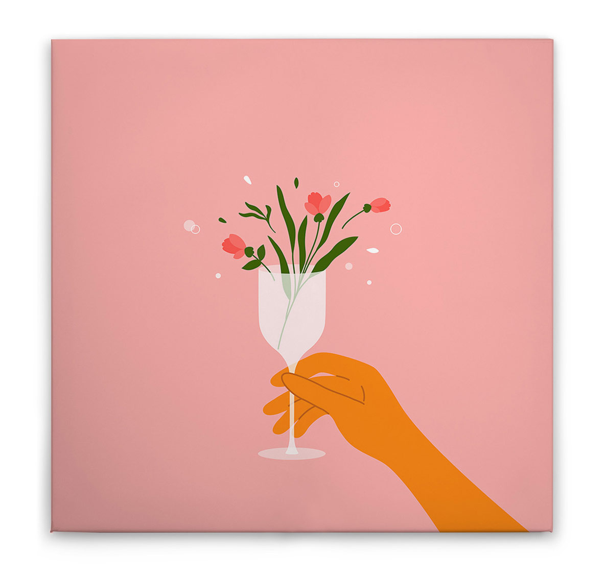 AS Leinwandbild Flower Glass 3 DD132687