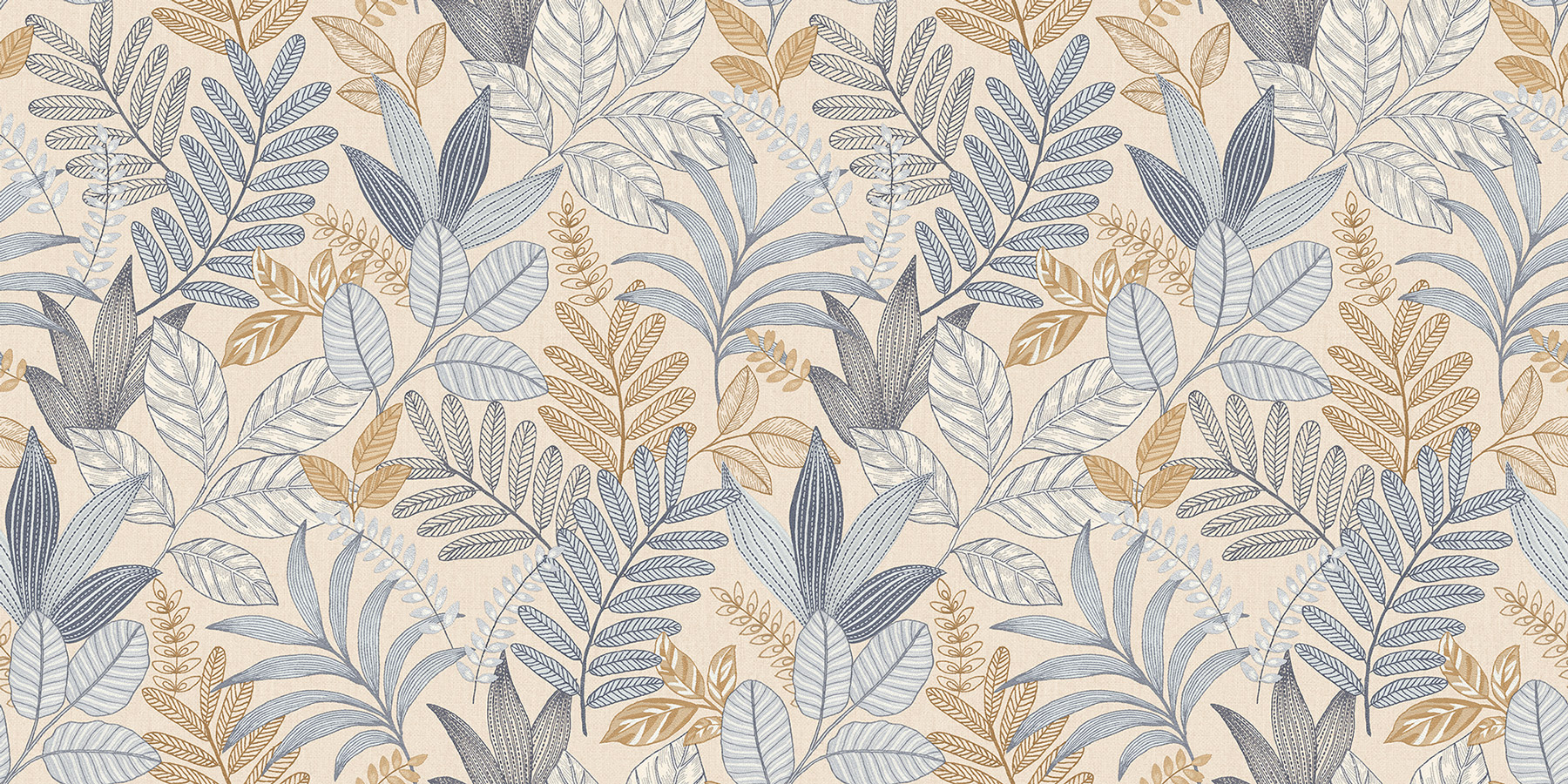 Thomas Vliestapete Attraction beige Pflanzen