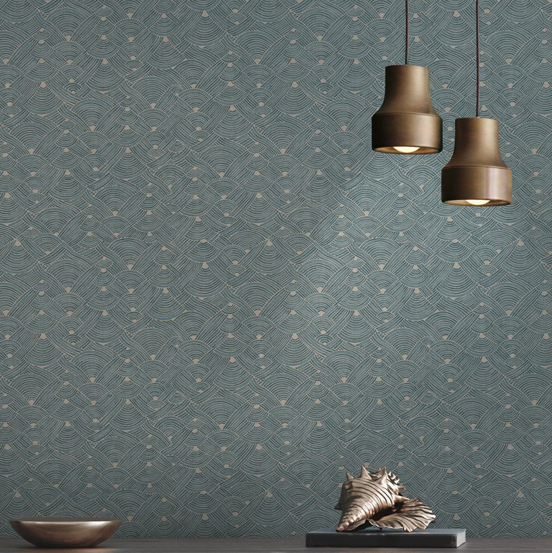 AS Vliestapete Nara Satintapete Artdeco Tapete 387421