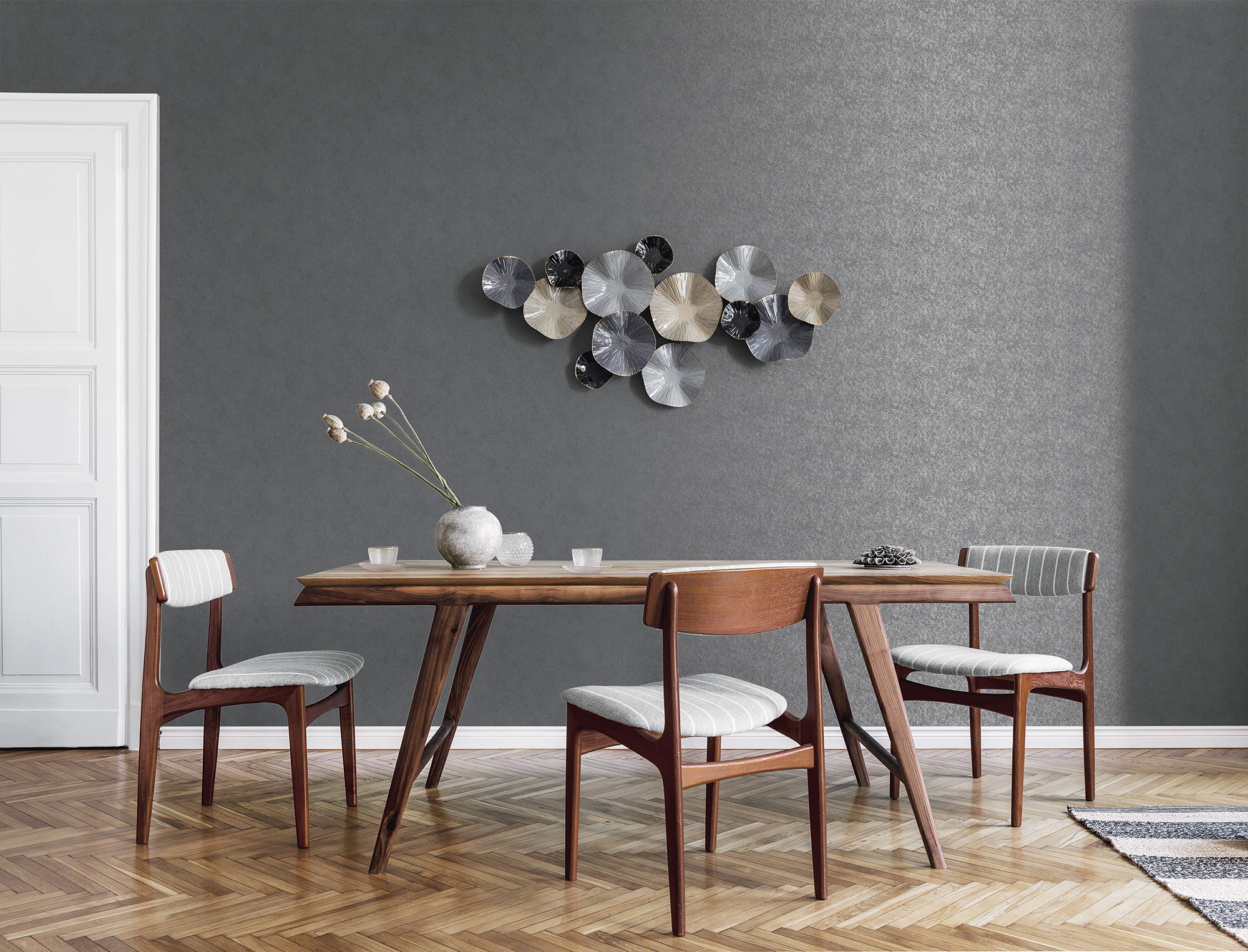 Essener Vliestapete Special FX 2 Silbergrau G67696