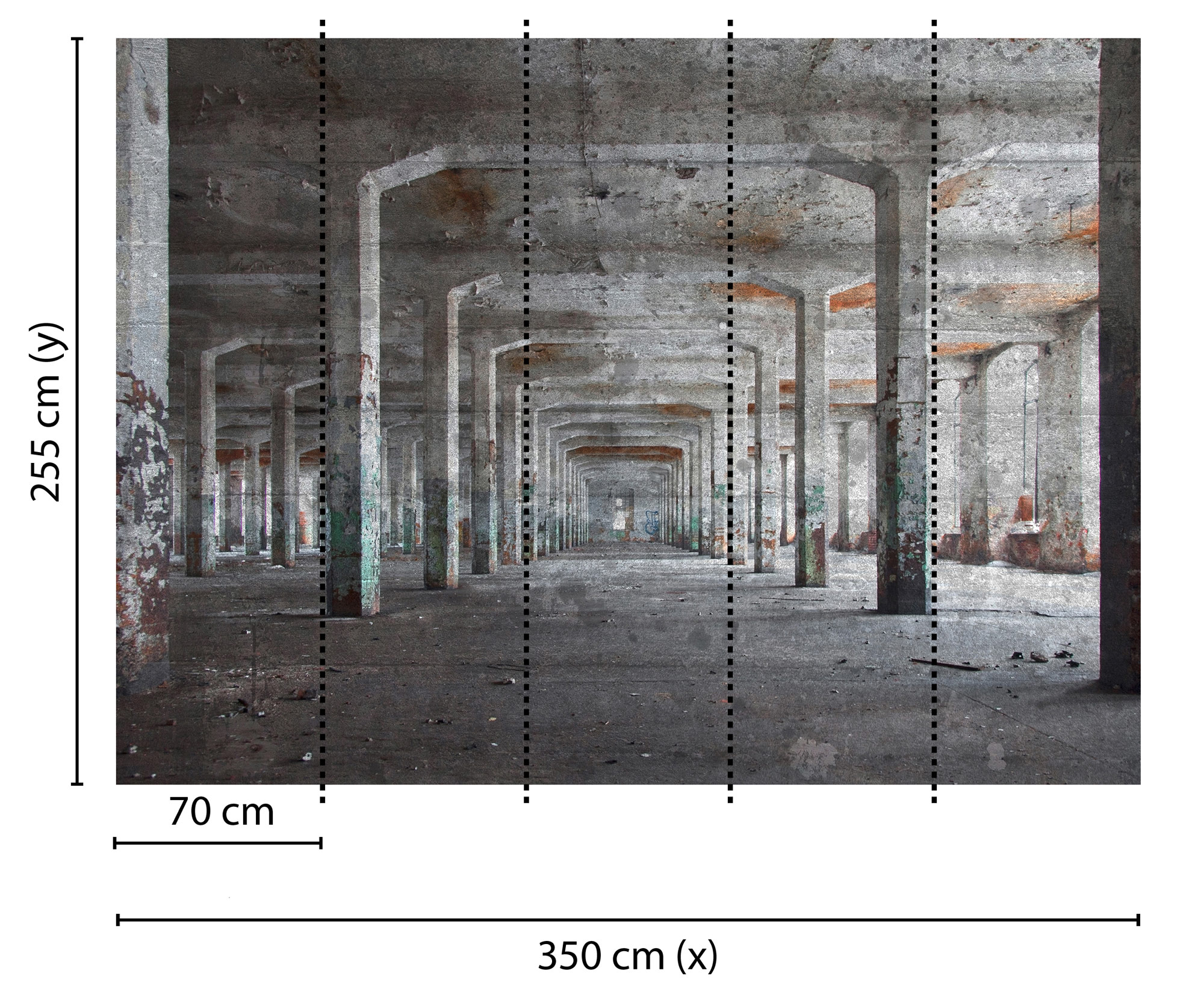 AS Fototapete Designwalls ConcretePosts DD118746