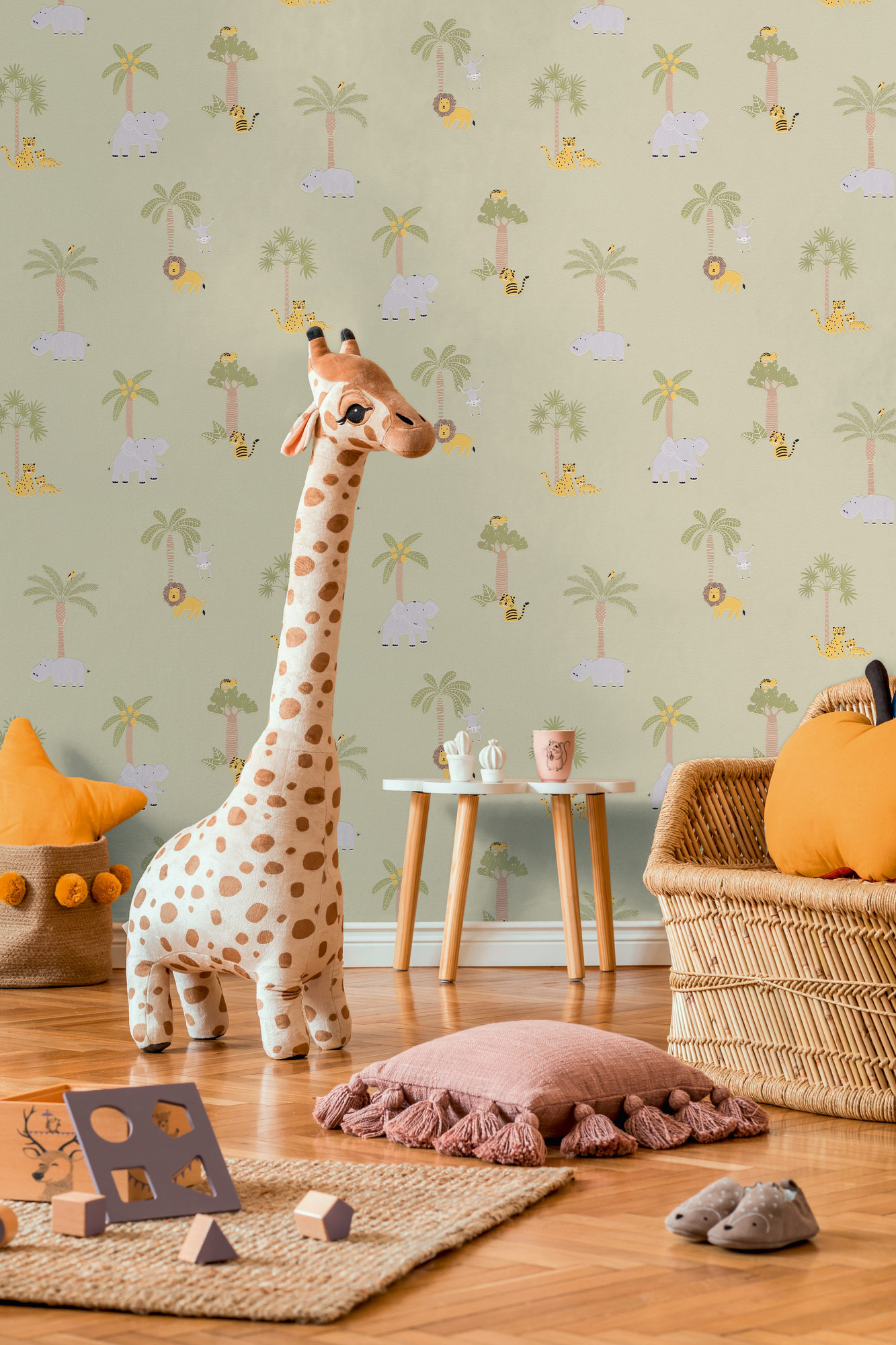 AS Vliestapete Kids Studio Kinderzimmertapete Grün 792622