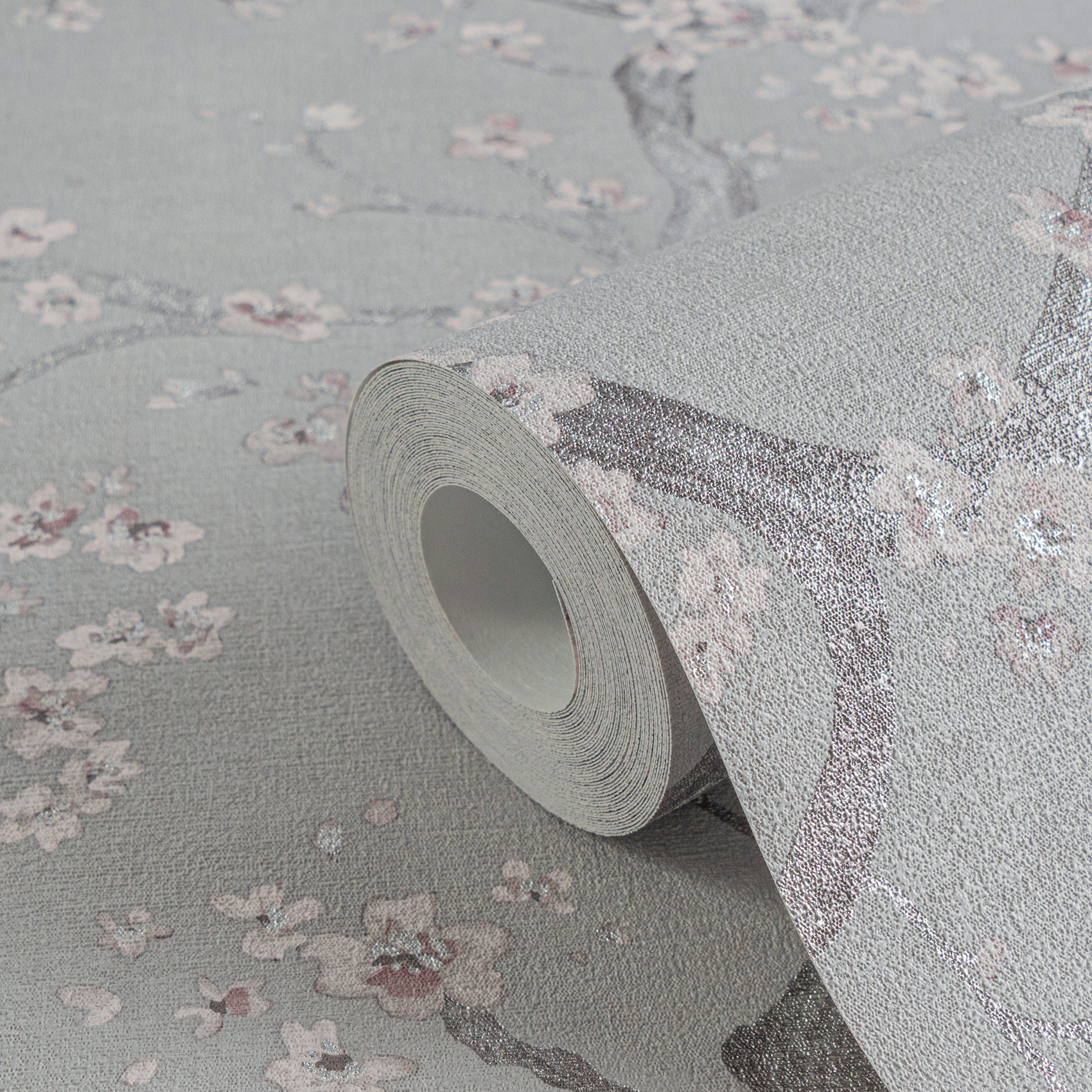 AS Vliestapete MS Hot Spots Floral Grau 781993