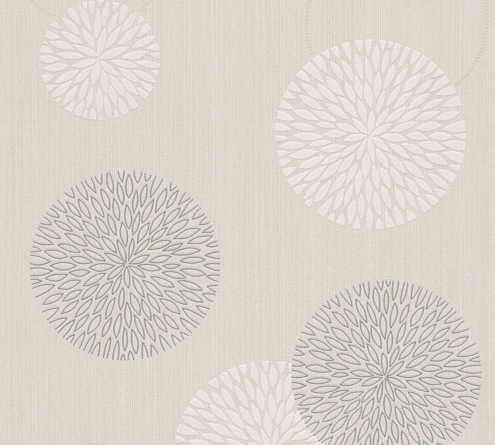 AS Vliestapete Casual Living Beige Kreise 937912 AS Vliestapete Casual Living Beige Kreise 937912