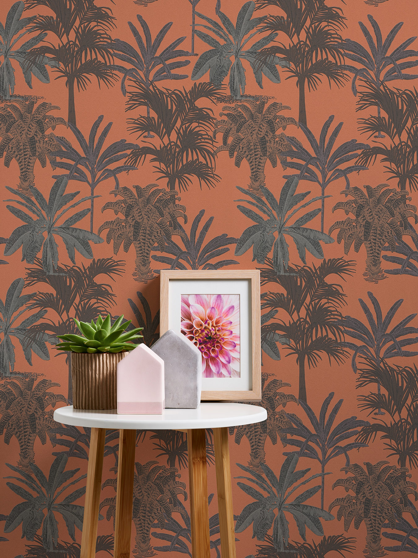 AS Vliestapete Michalsky 4 Palmen orange 379834