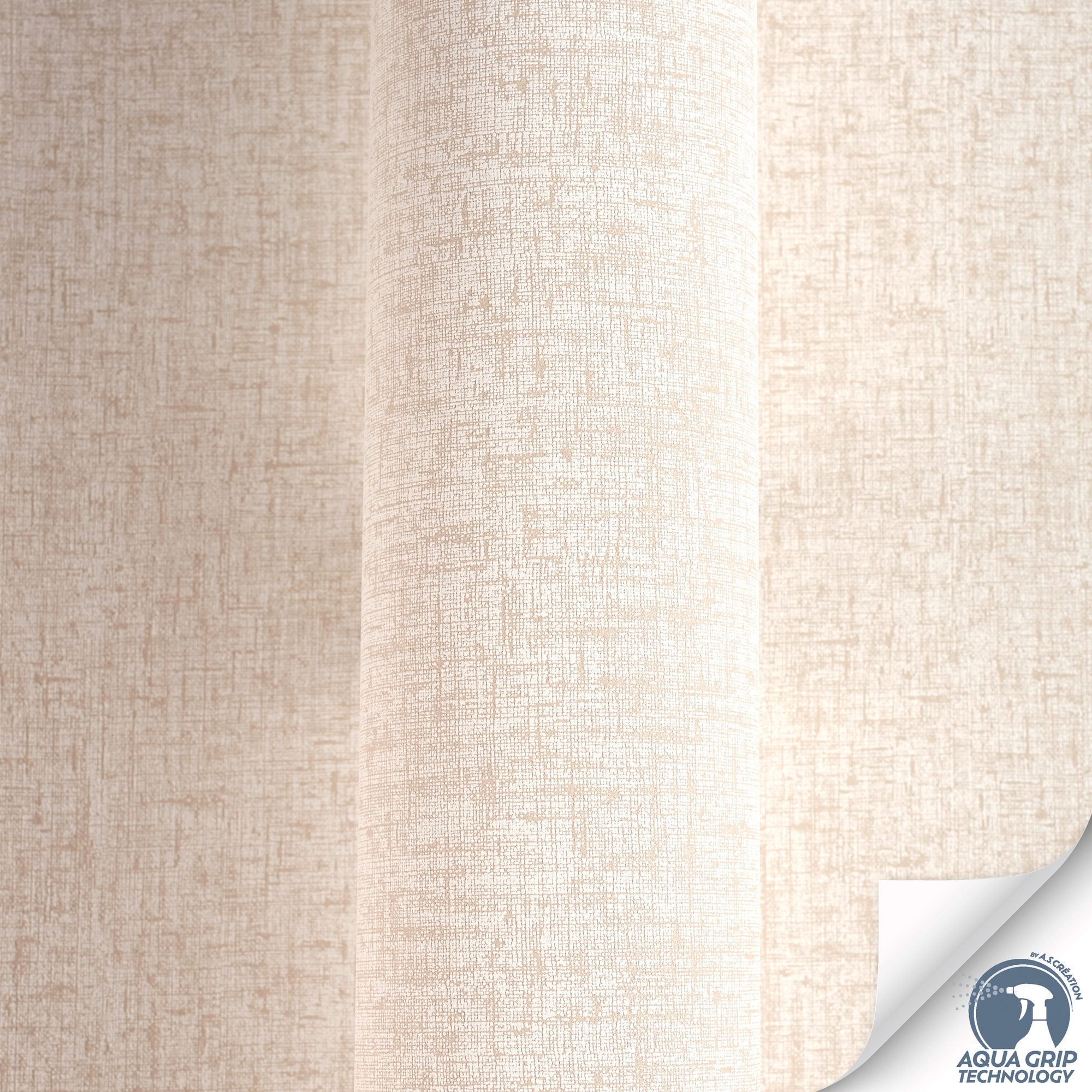 AS Vliestapete Cosiness Designdrop 2 Uni Altrosa 792421