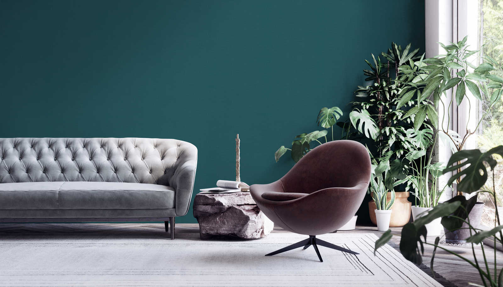 Livingwalls Vliestapete My Home My Spa Uni 387121