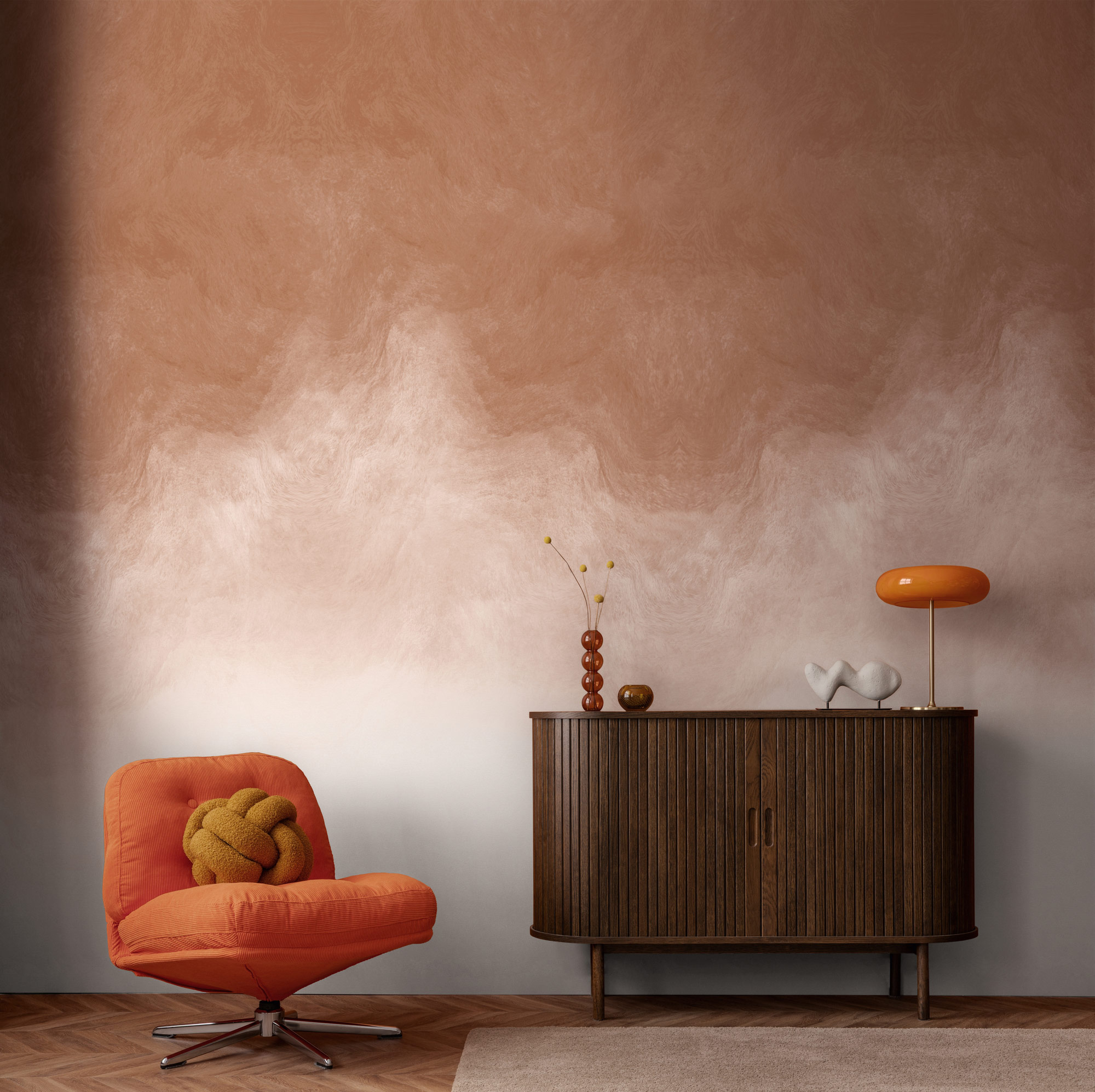 AS Fototapete MS Vibes & Styles Farbverlauf Braun 792164