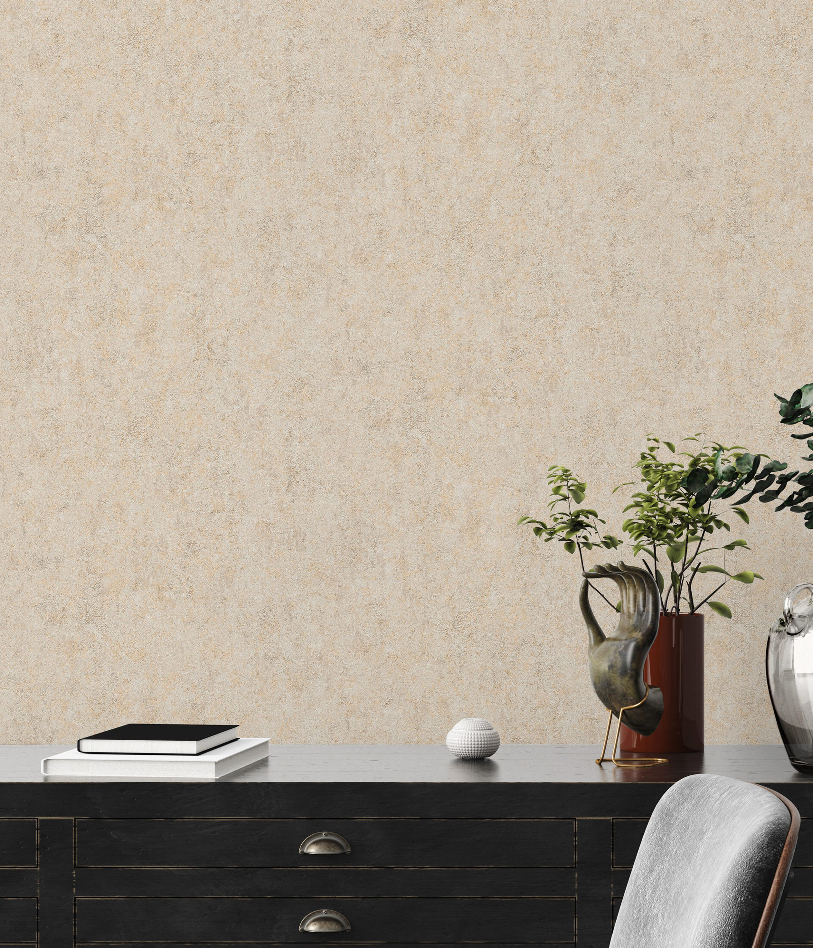 AS Vliestapete Trend Spectrum Unitapete Beige 390361