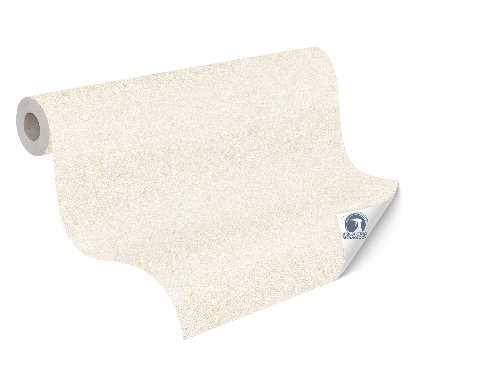 AS Vliestapete Cosiness Designdrop 2 Uni Creme 793151