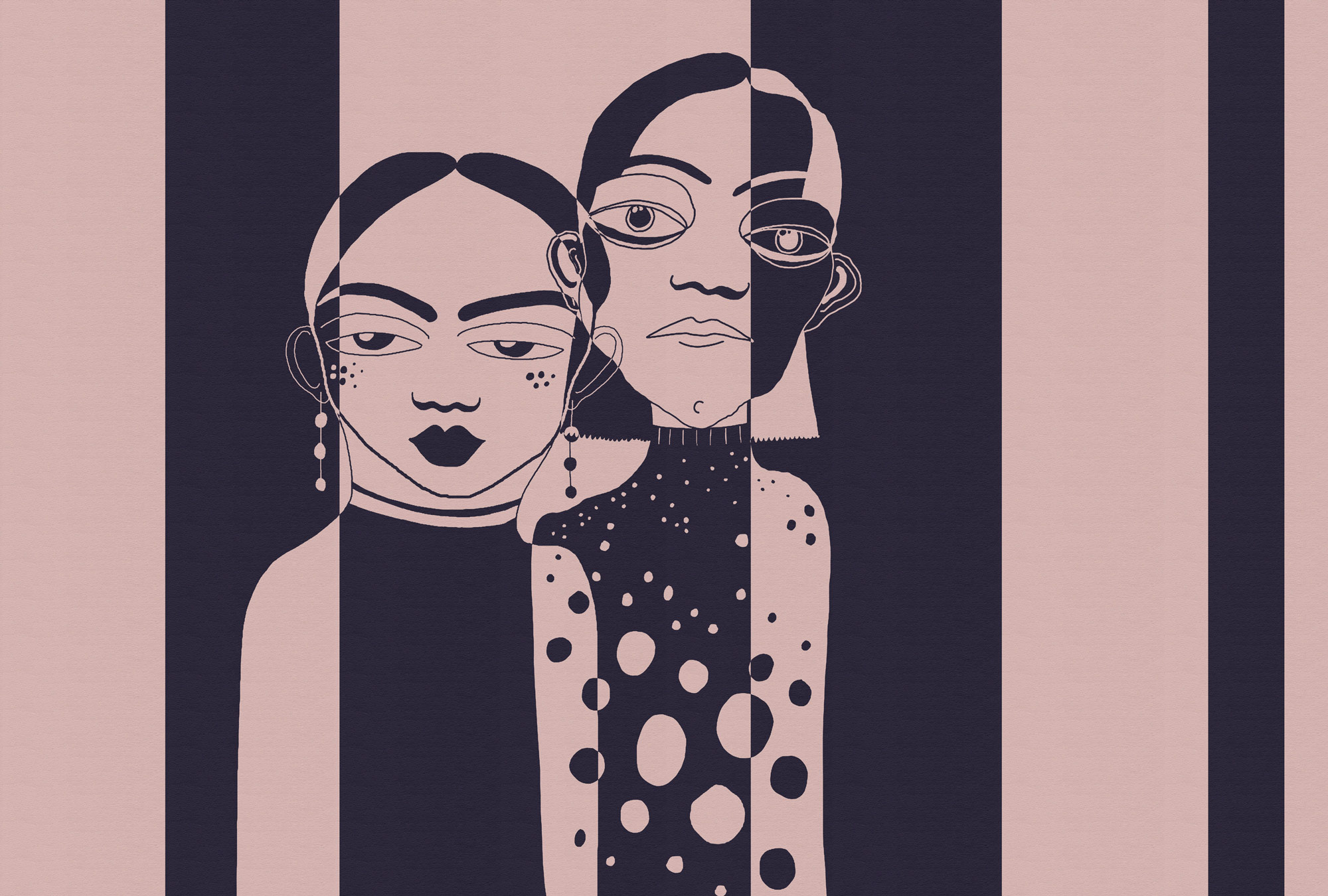 AS Fototapete Walls by Patel 5 Kunst Rosa DD133907