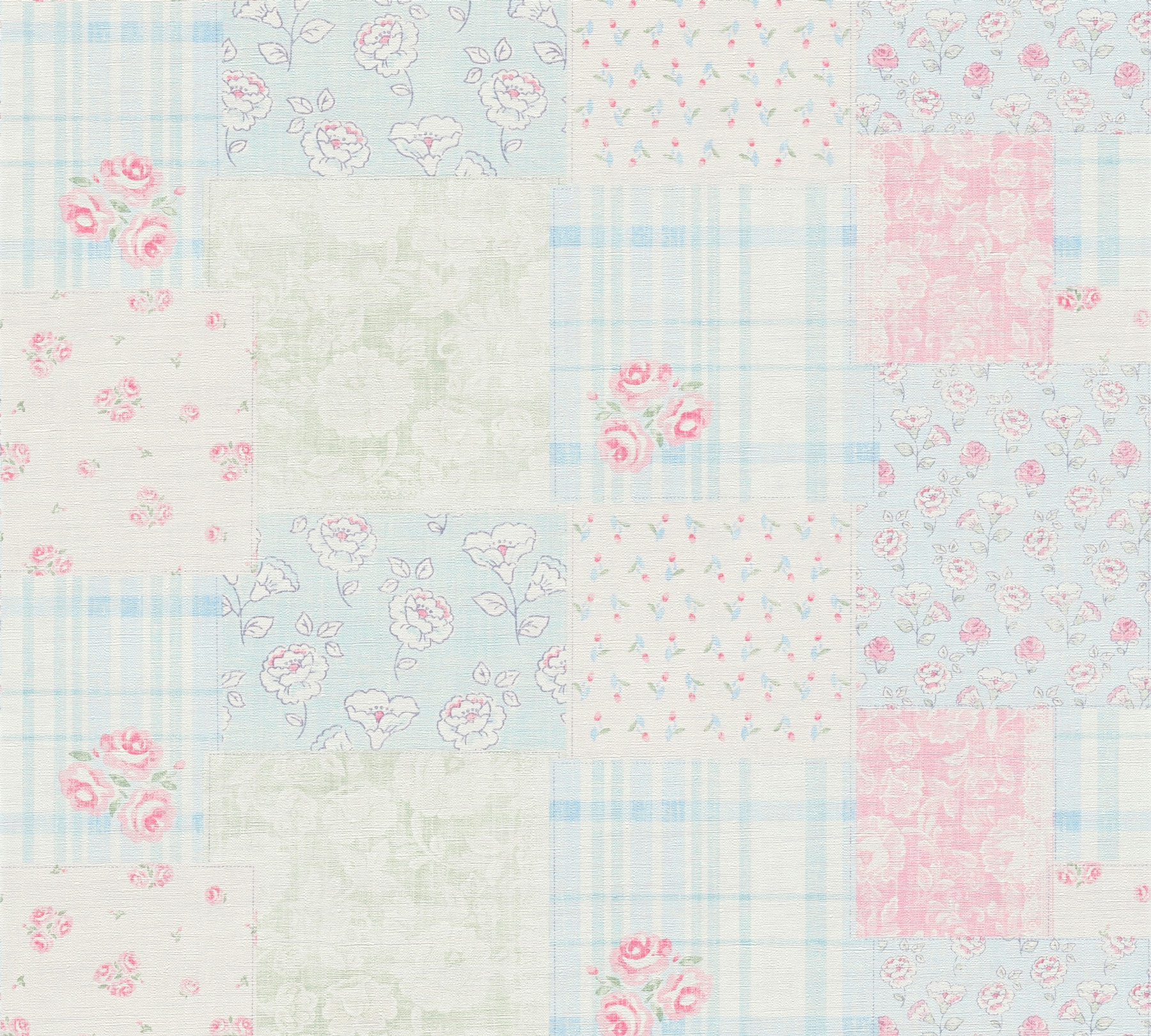 AS Vliestapete Maison Charme Blümchen blau 390661 AS Vliestapete Maison Charme Blümchen blau 390661