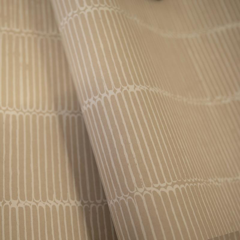 Hohenberger Vliestapete Chalk Beams in Order Caramel 65499