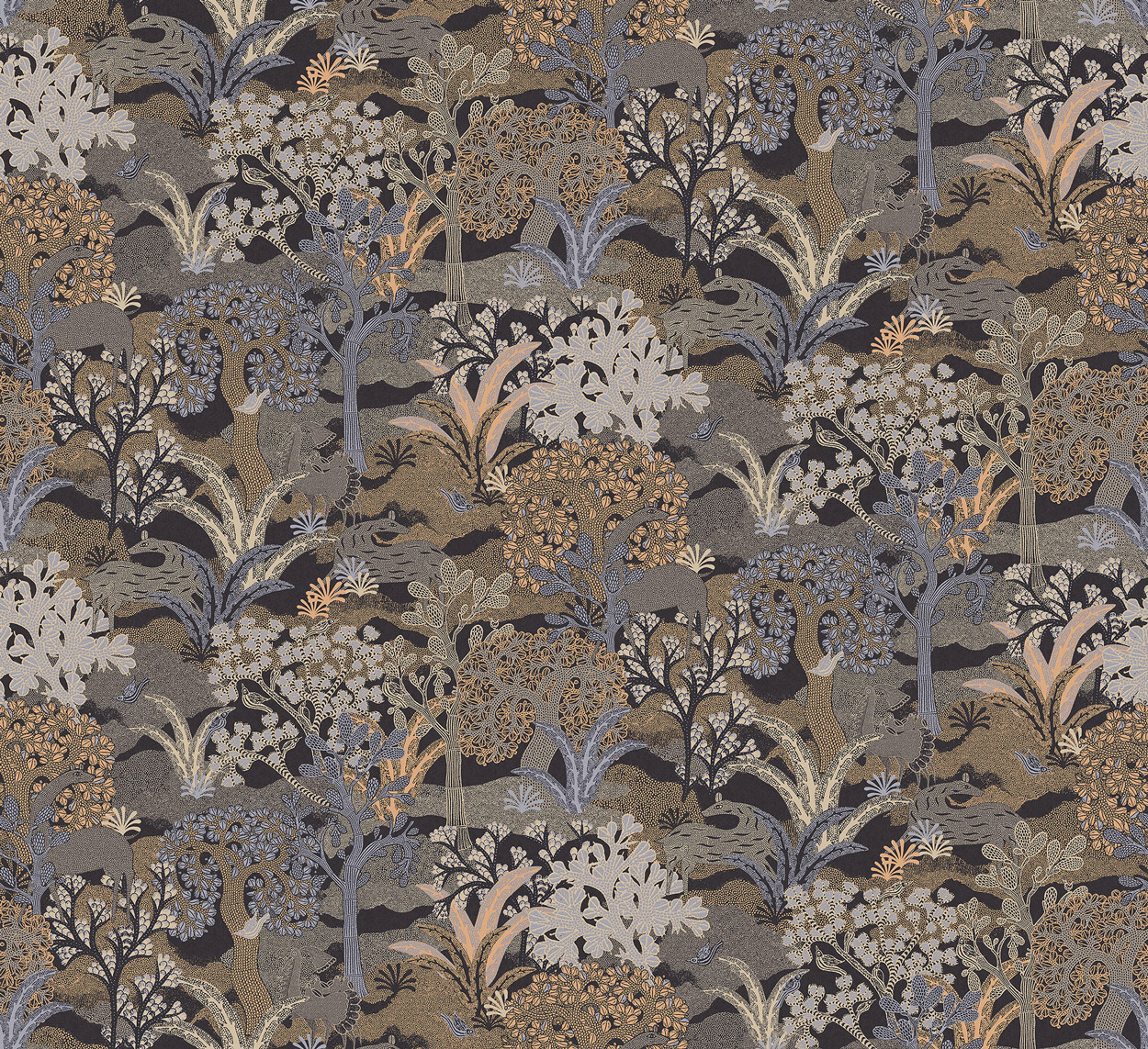 Masureel Vliestapete Amazone Fabulo Ebony ZON506