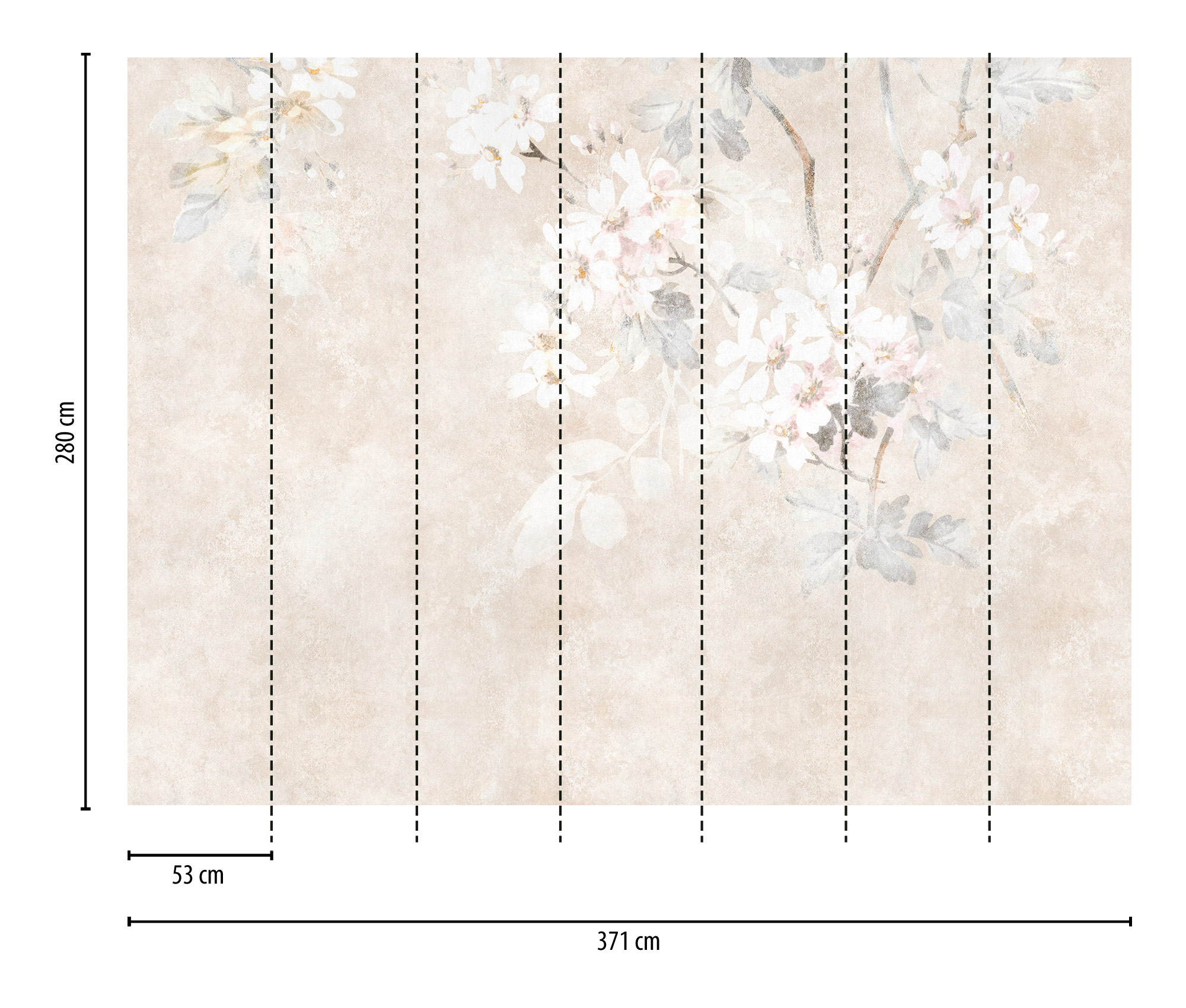 Livingwalls Vliestapete The Wall 3 Floral 399191