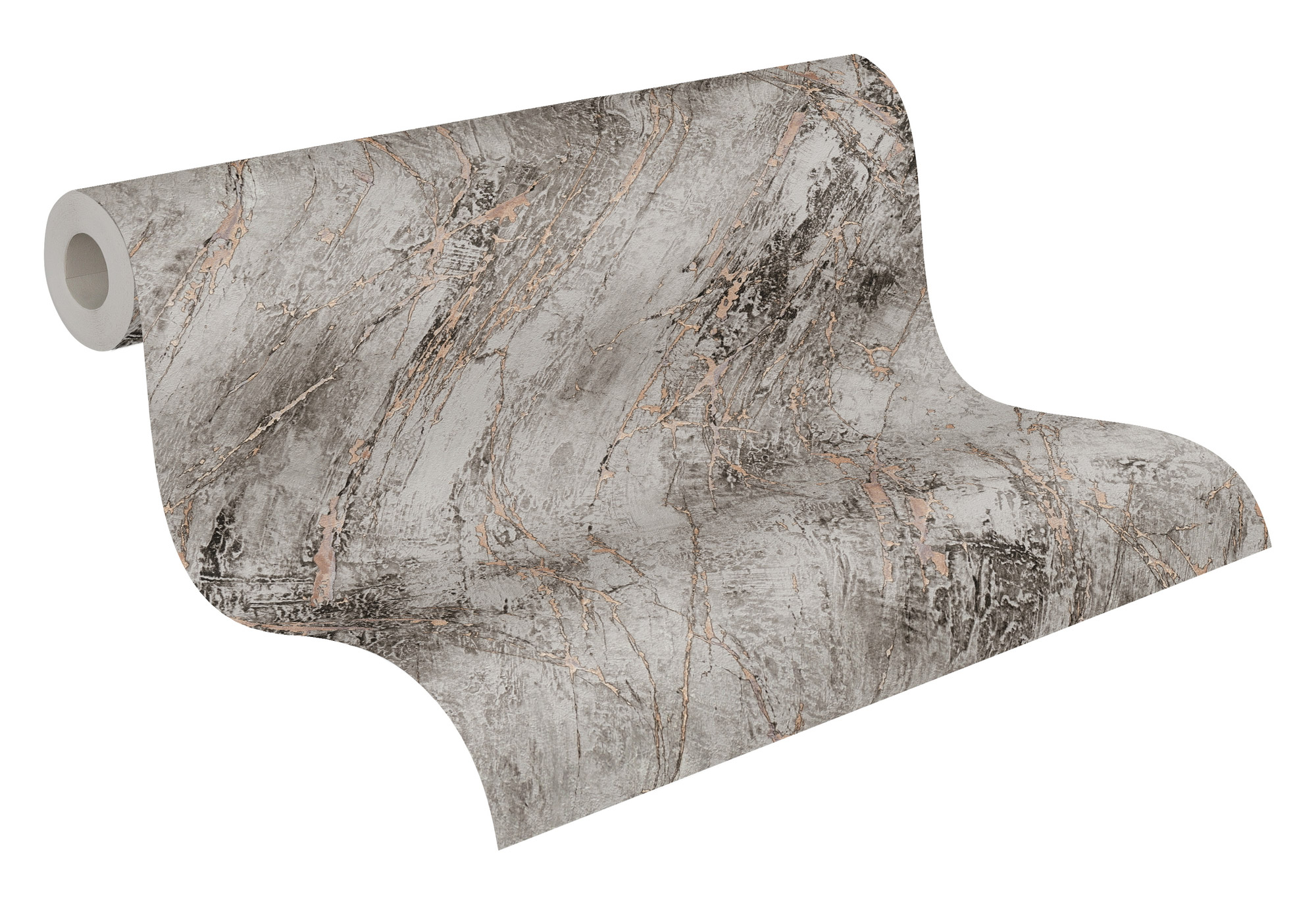 AS Vliestapete The BOS grau Marmortapete 388174