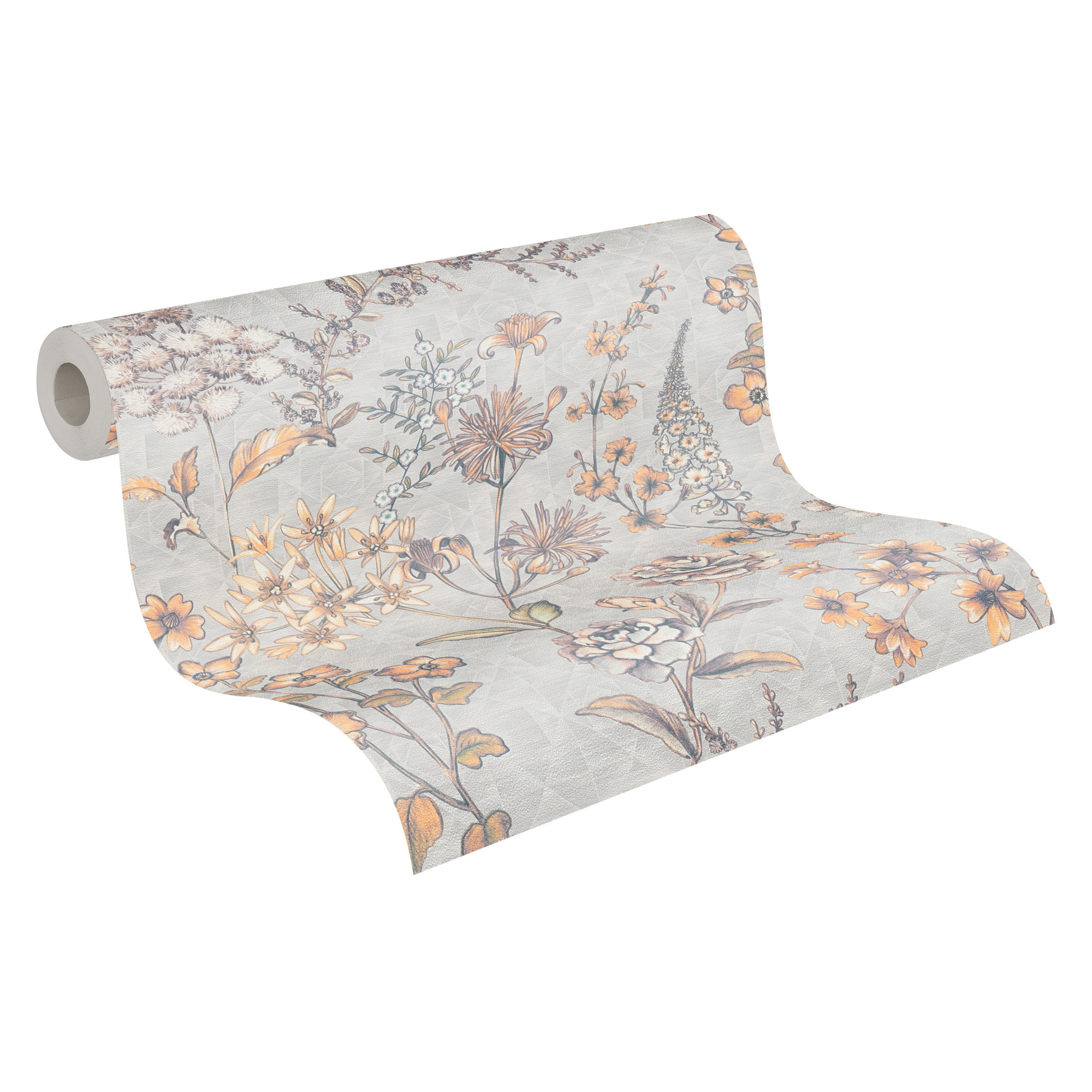 AS Vliestapete MS Travel Styles Grafisch Hellgrau 391171