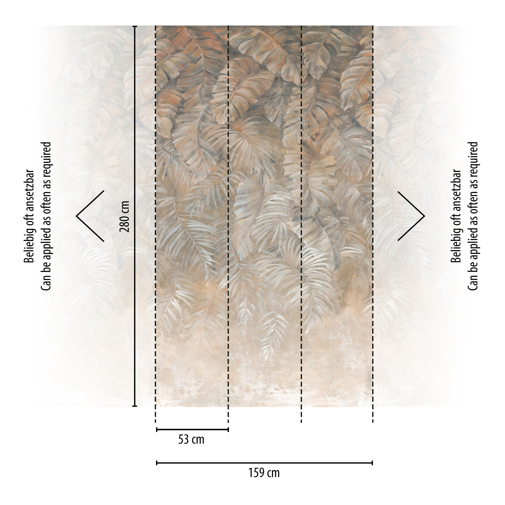 Livingwalls Vliestapete The Wall II Palmentapete 392621 Livingwalls Vliestapete The Wall II Palmentapete 392621