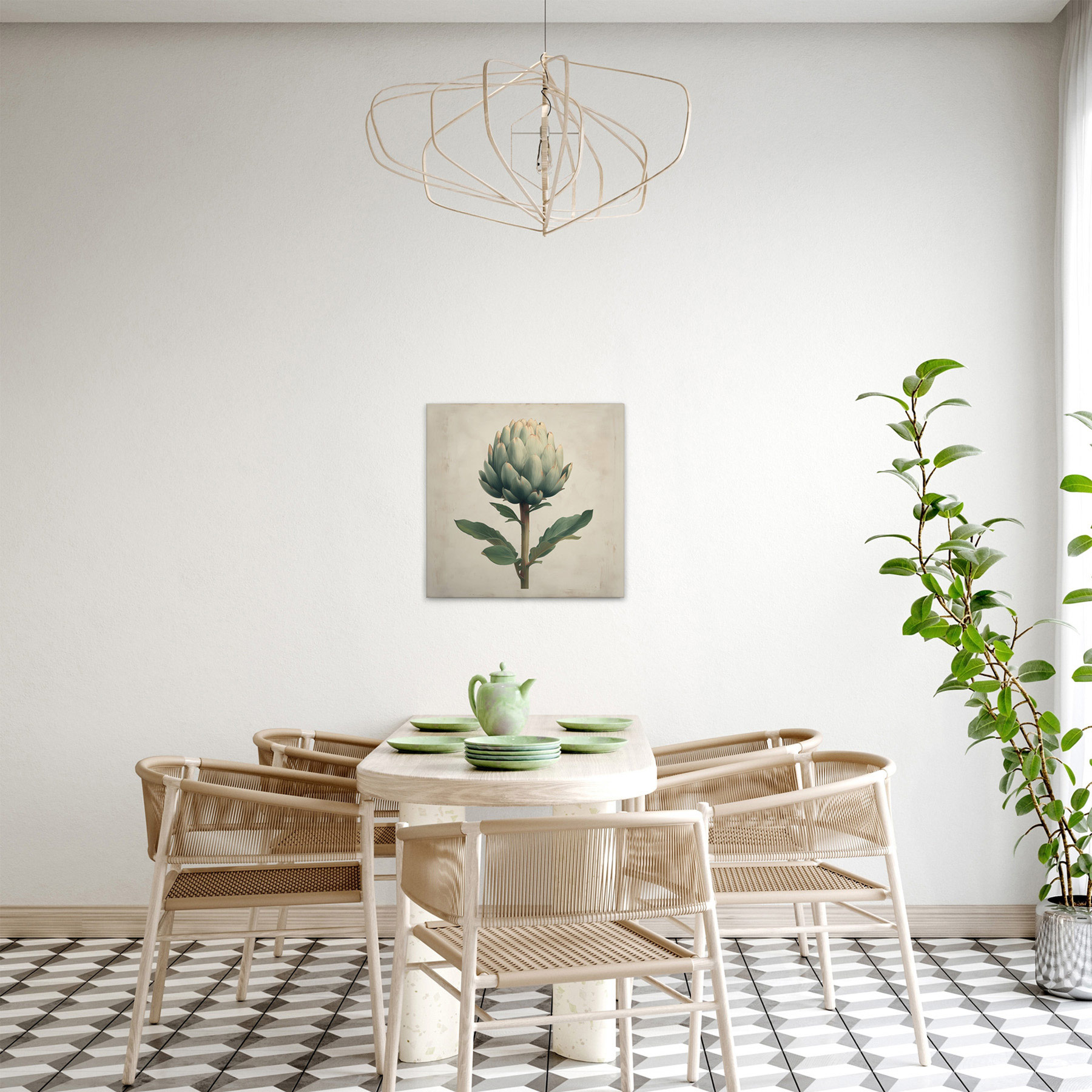 AS Leinwandbild Artischocke DD132923