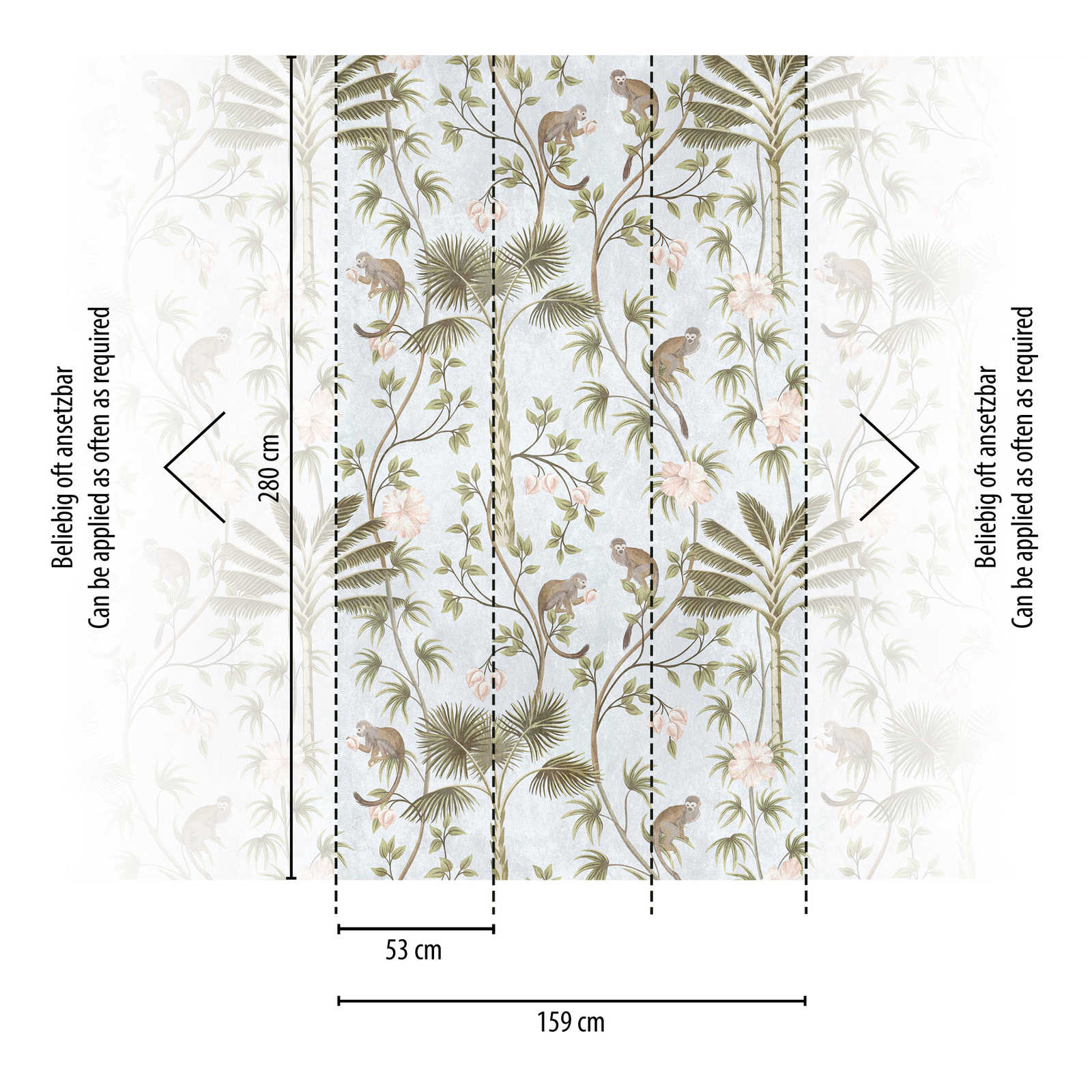 Livingwalls Vliestapete The Wall Dschungel 382311