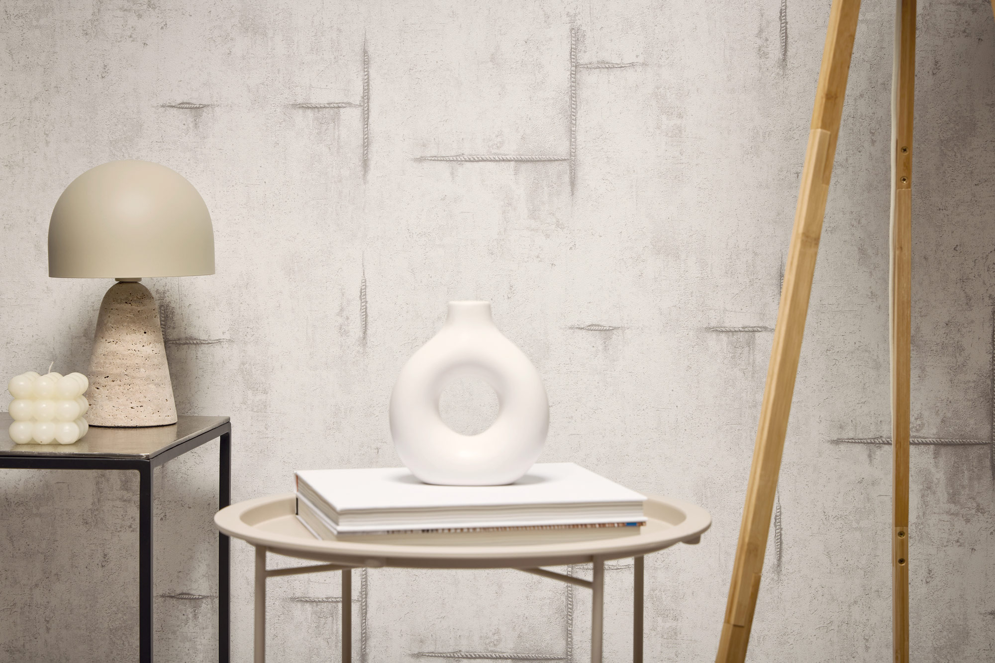 AS Vliestapete CosmoLiving Betonoptik Weiß 790851