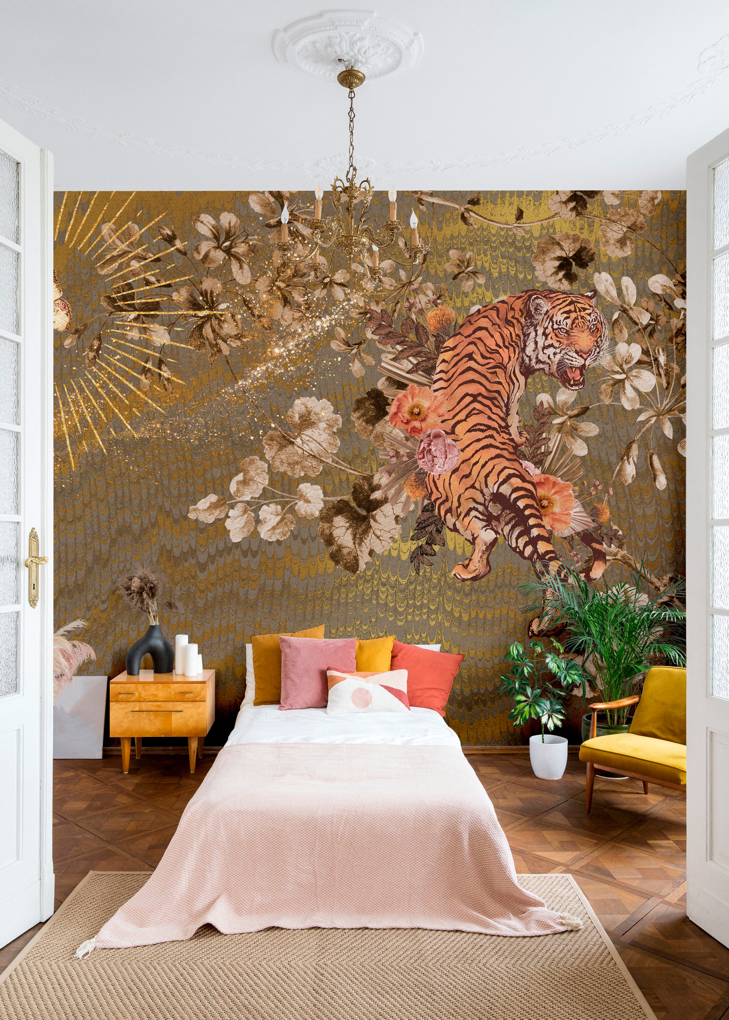 AS Fototapete Walls by Patel 5 Tiger Gold DD134387