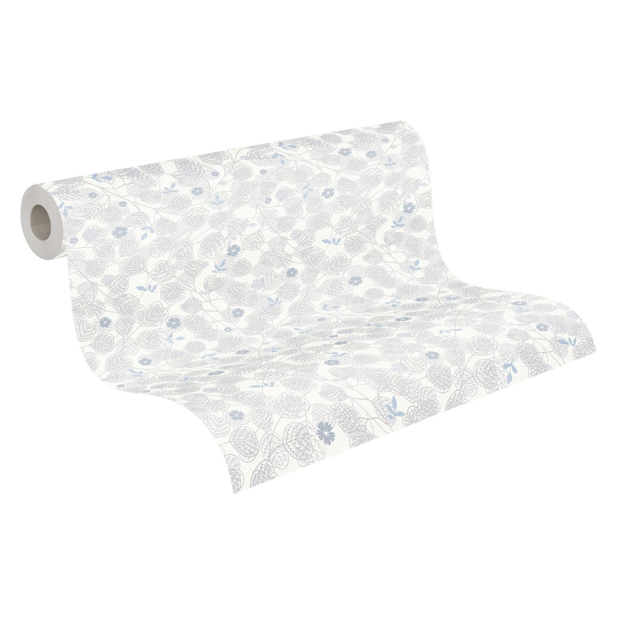 AS Vliestapete MS Travel Styles Blätter Weiß 391111