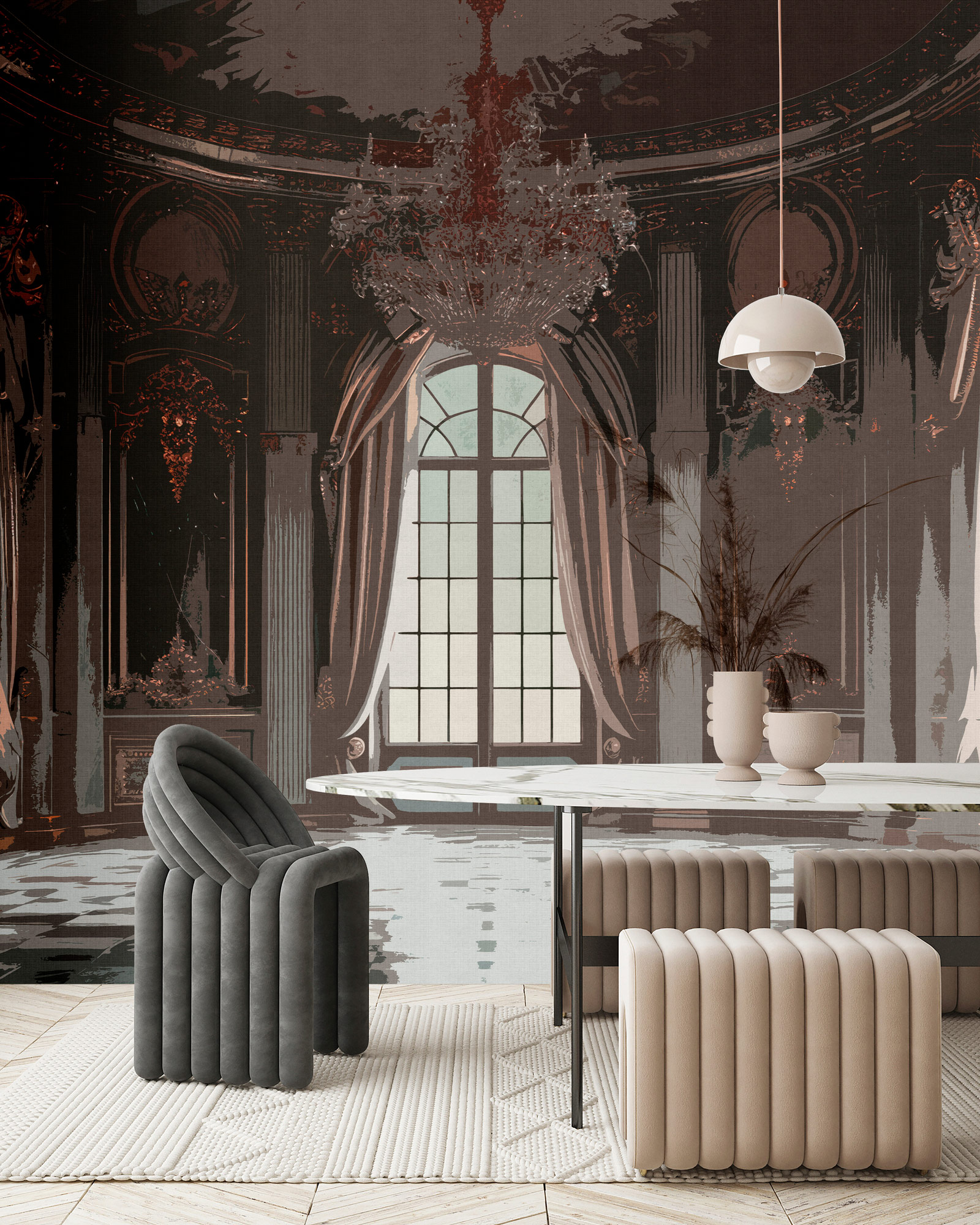 AS Fototapete Walls by Patel 5 Vintage Violett DD134903