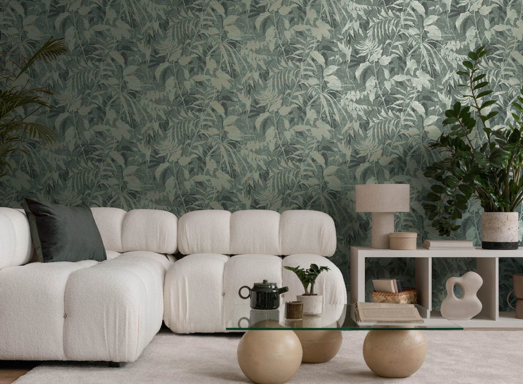 AS Vliestapete MS Hot Spots Floral Blau 782035