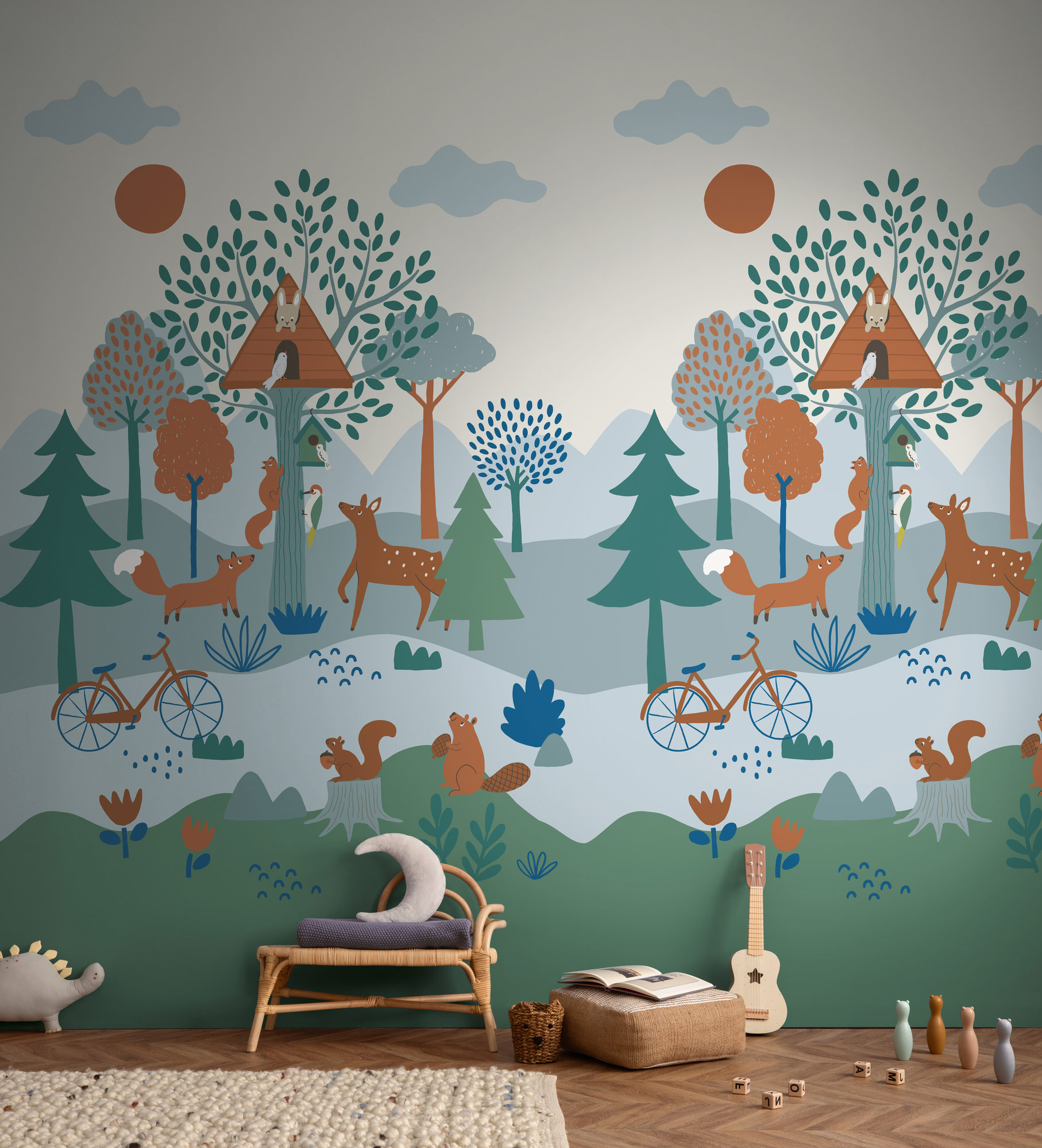 AS Fototapete Kids Studio Kinder Blau 792882