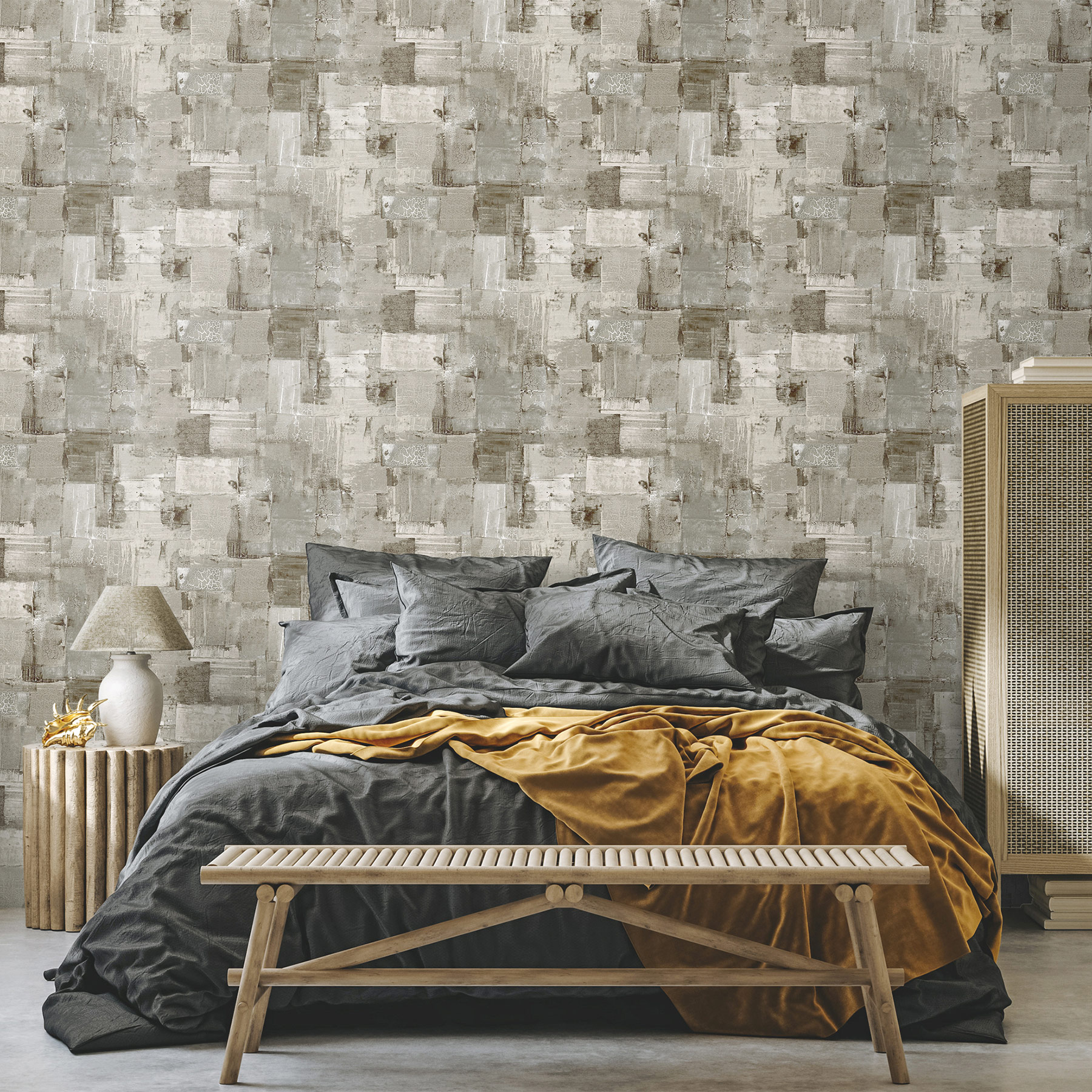 Hohenberger Vliestapete Divino Herkules Umber Brown 65294