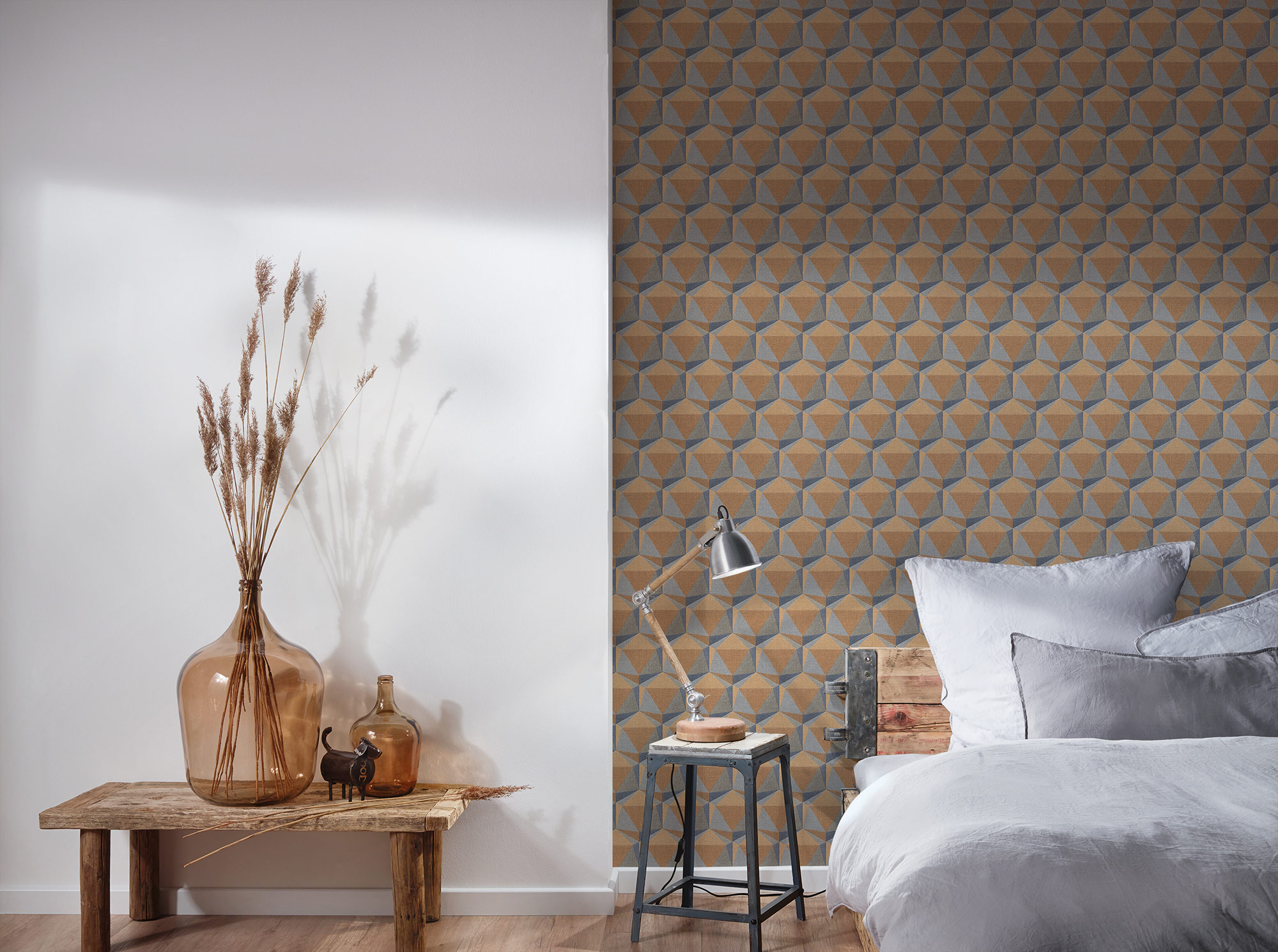 AS Vliestapete Nara Satintapete Tapete Geometrisch 387483