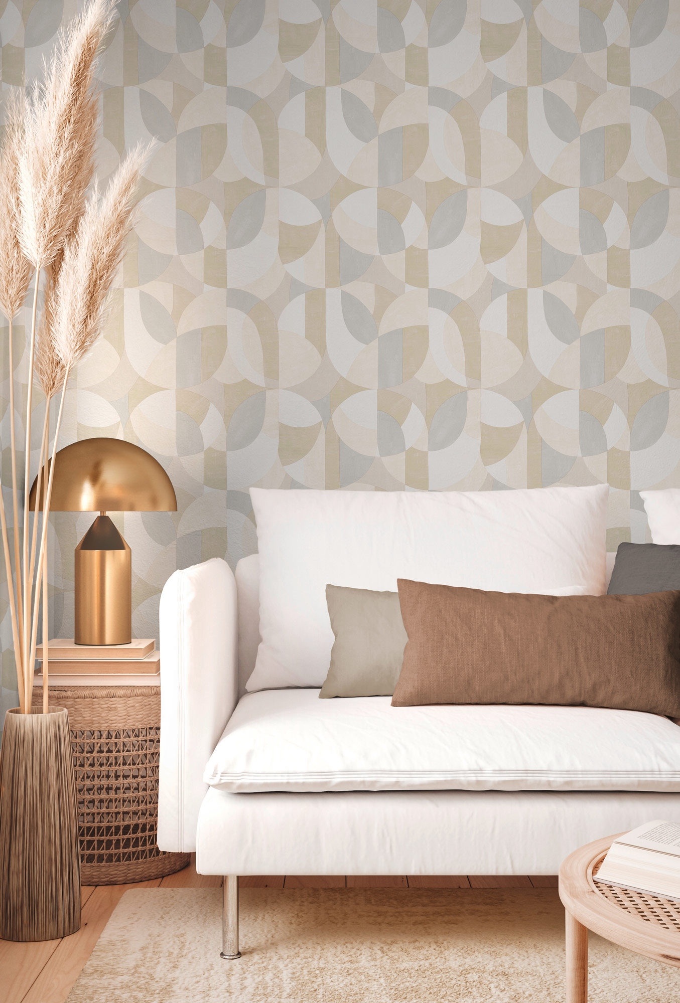AS Vliestapete French Affair Formen Grau 399324