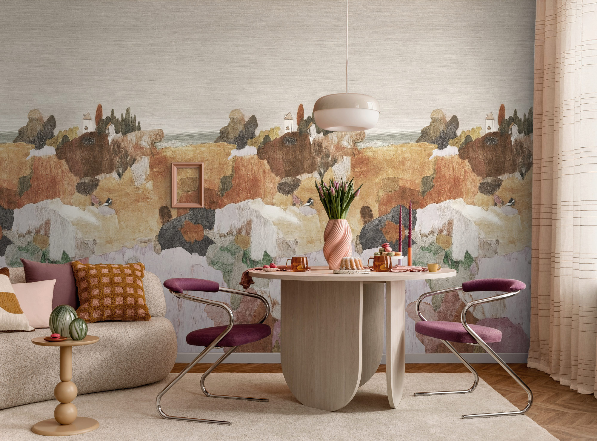 AS Fototapete The Wall 4 Grafik Beige 792511
