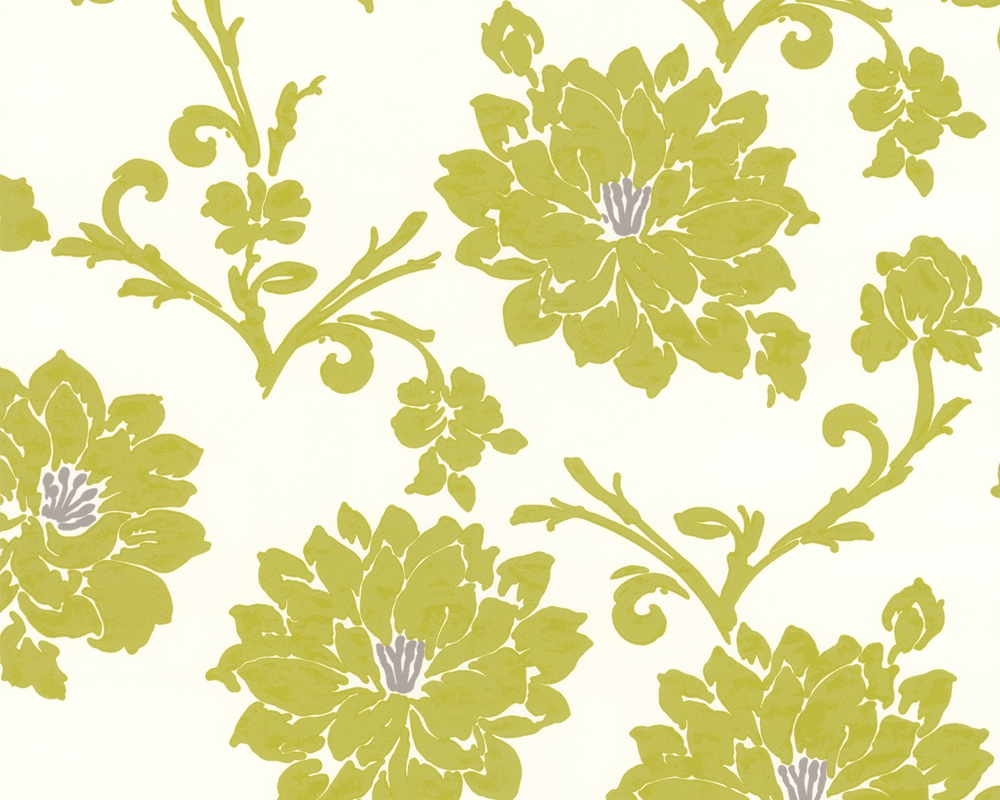 AS Vliestapete Flock 3 grün 255648