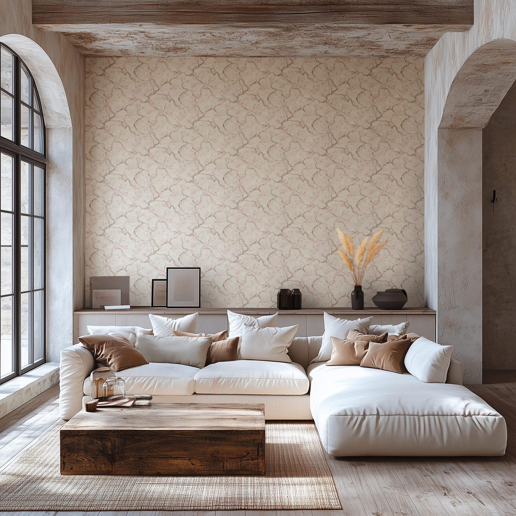 AS Vliestapete MS Hot Spots Floral Creme 781995