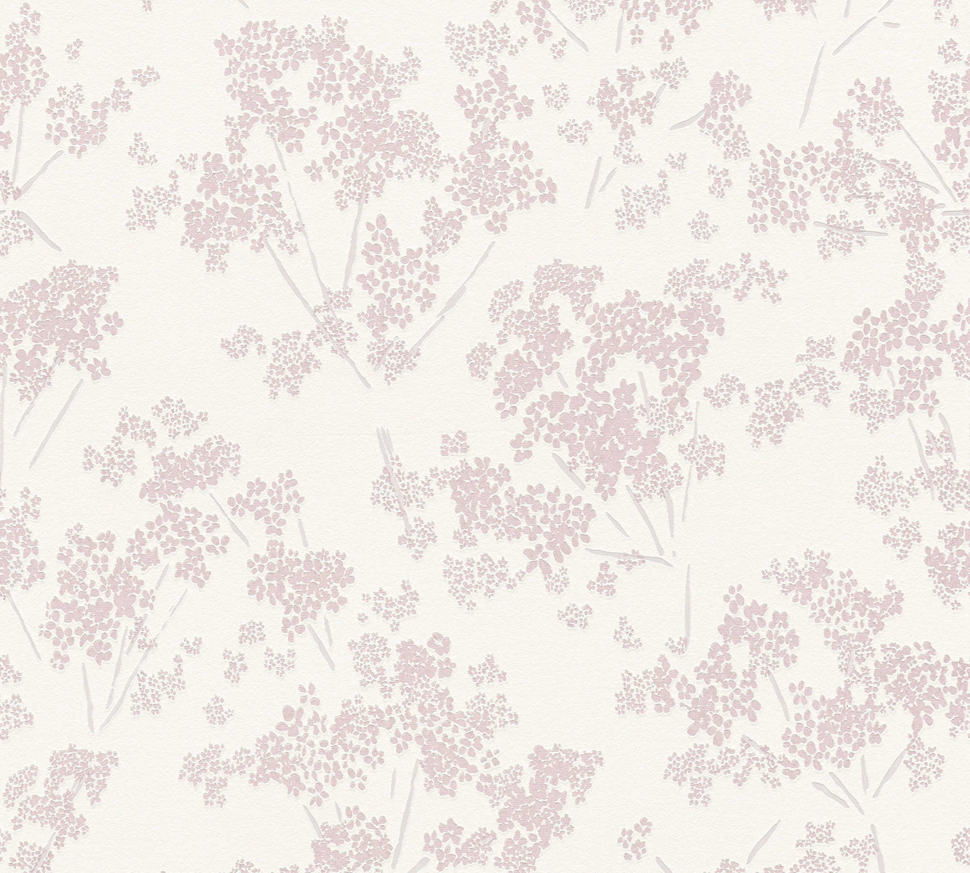 AS Vliestapete Casual Living Weiß Blümchen 395481