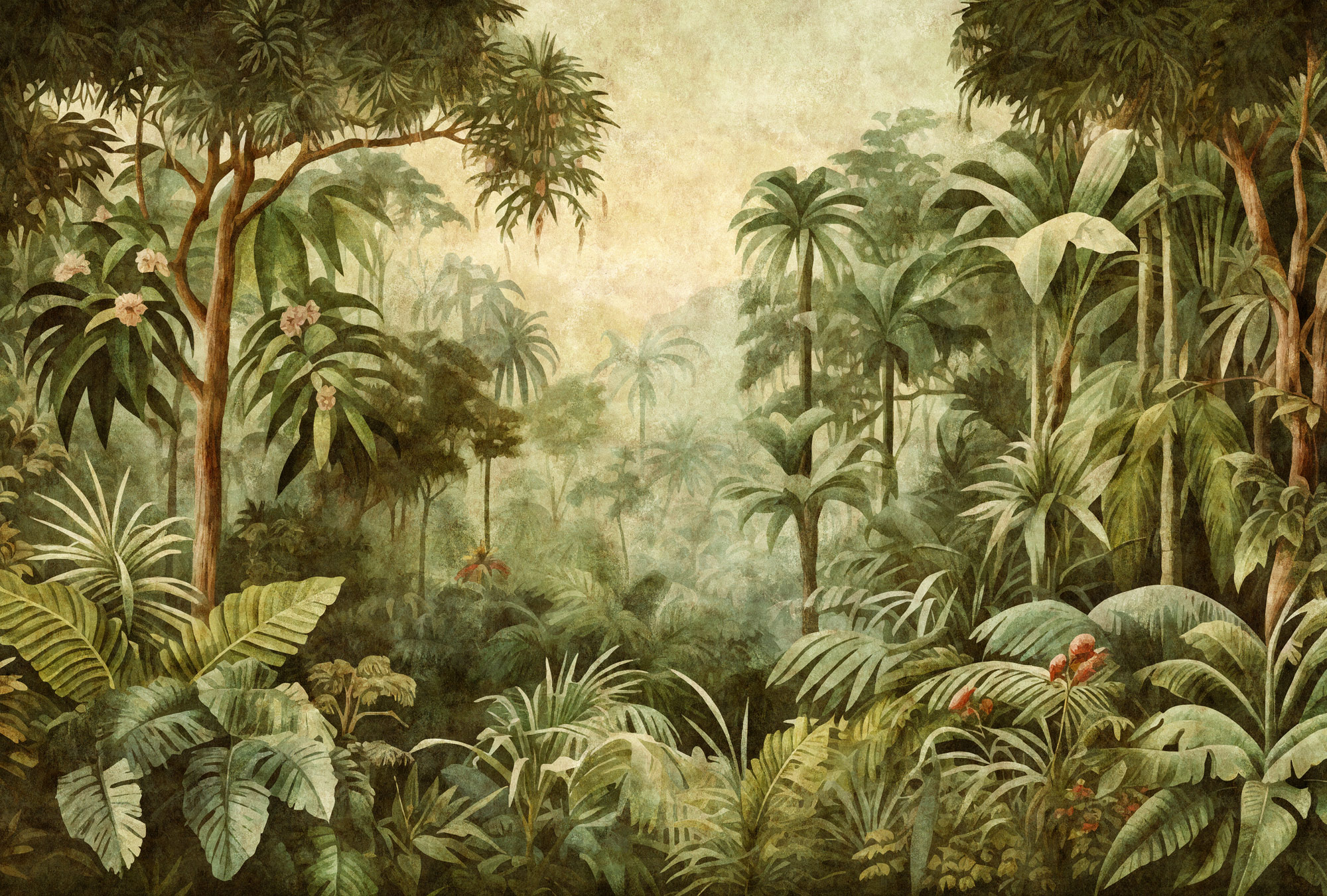 AS Fototapete Walls by Patel 5 Dschungel Grün DD134267