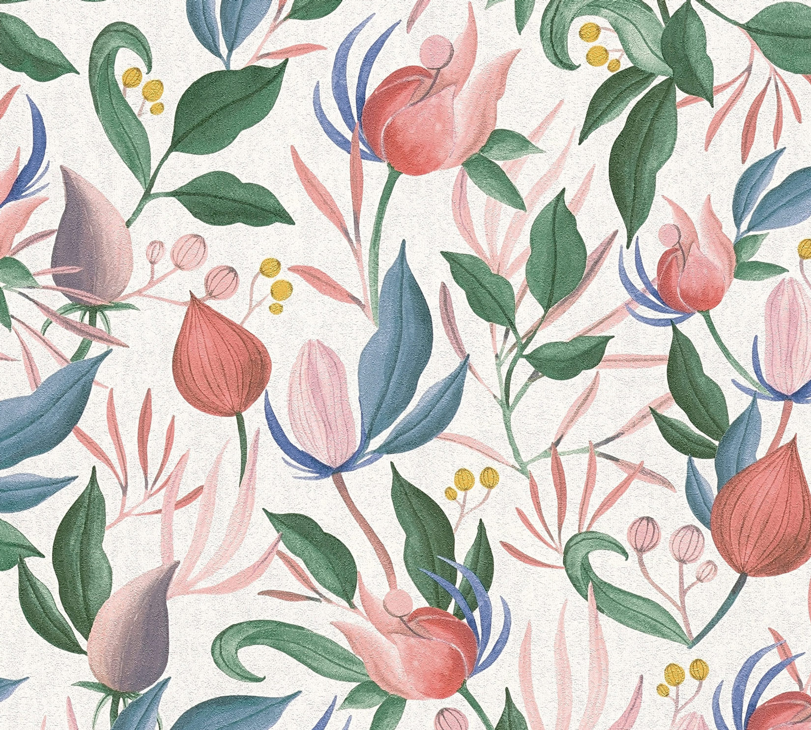 AS Vliestapete CosmoLiving Floral Weiß 790625