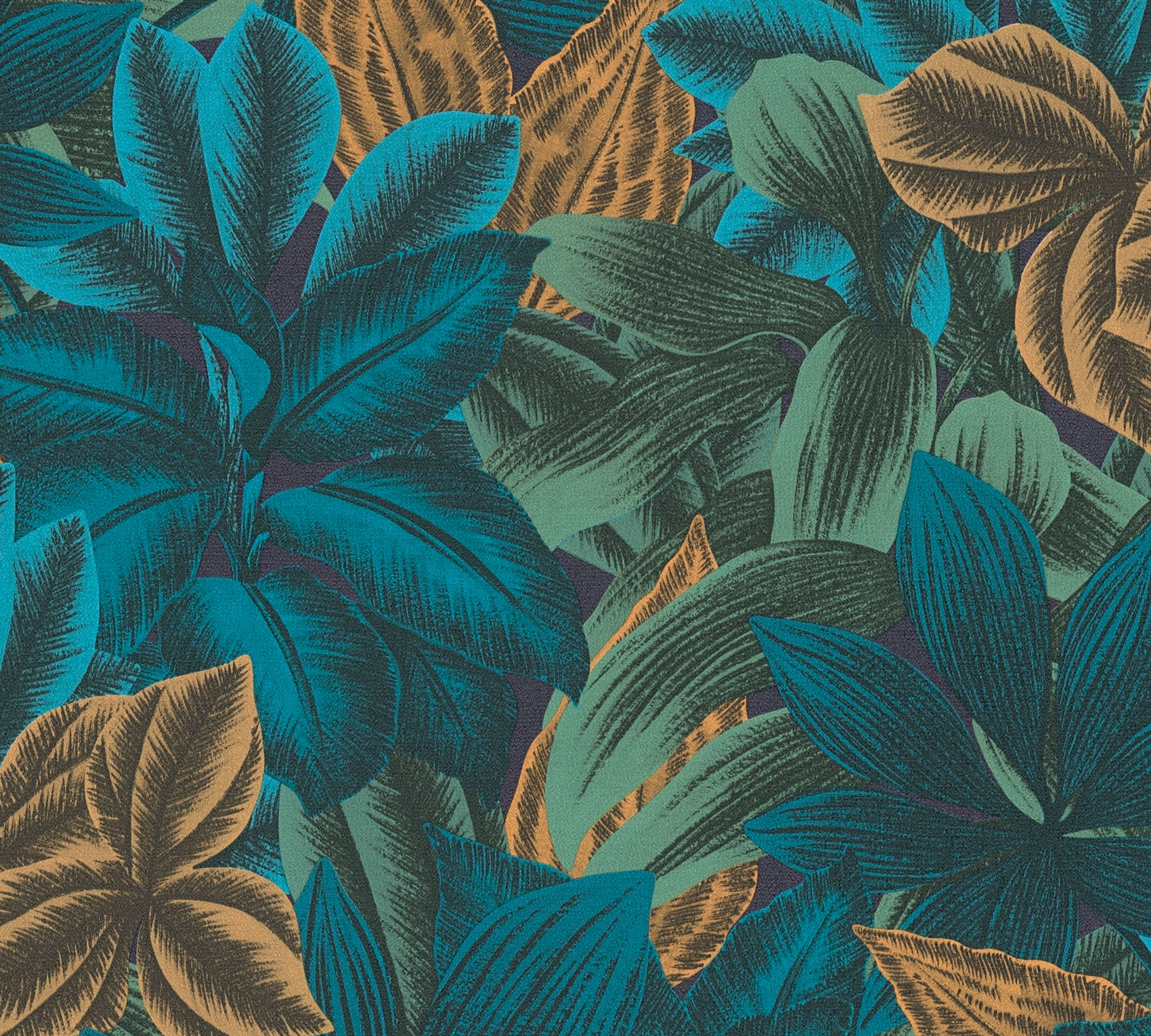 AS Vliestapete MS Travel Styles Dschungel Blau 392221