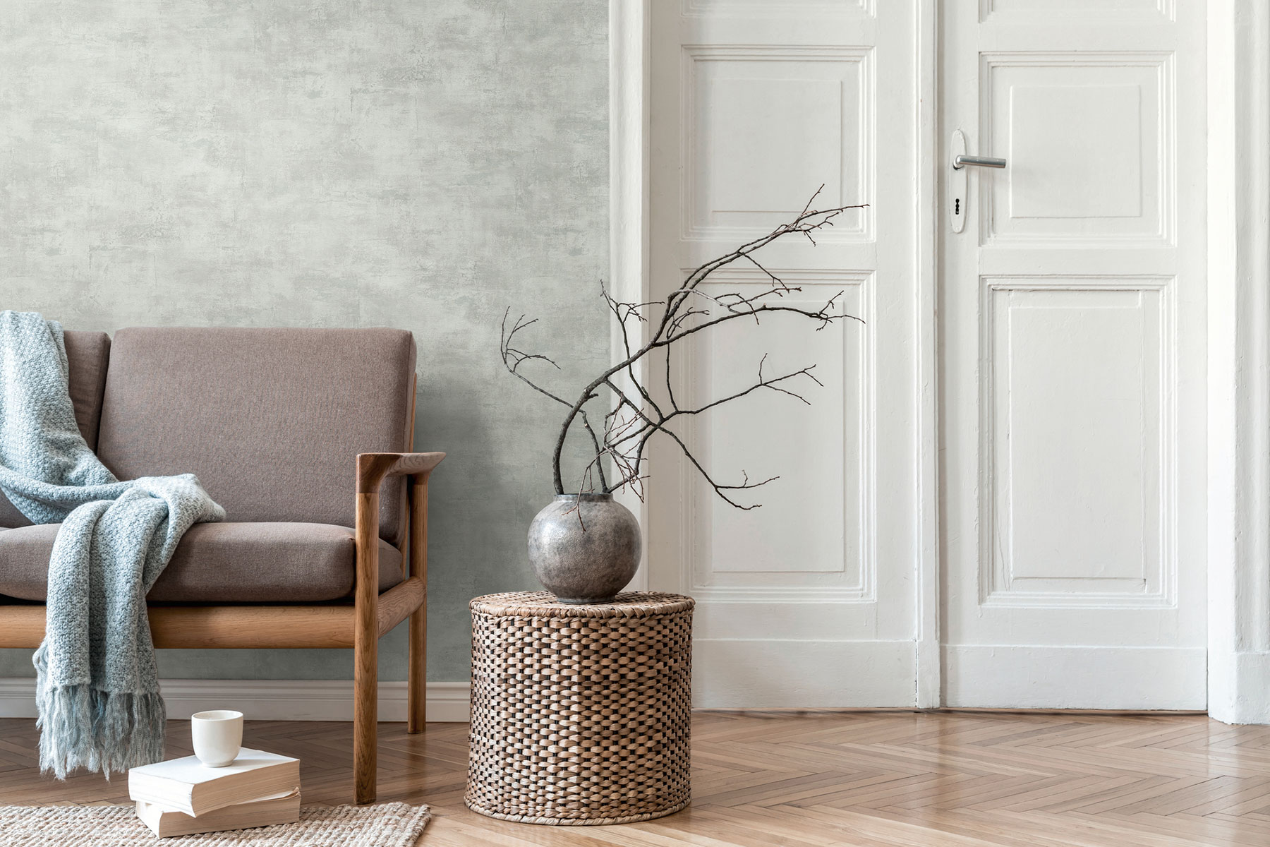 AS Vliestapete Daniel Hechter 7 Putzoptik Grau 306686