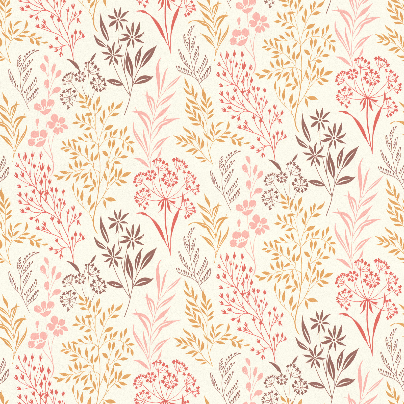 Rasch Vliestapete Beltesto Rot Floral 794533