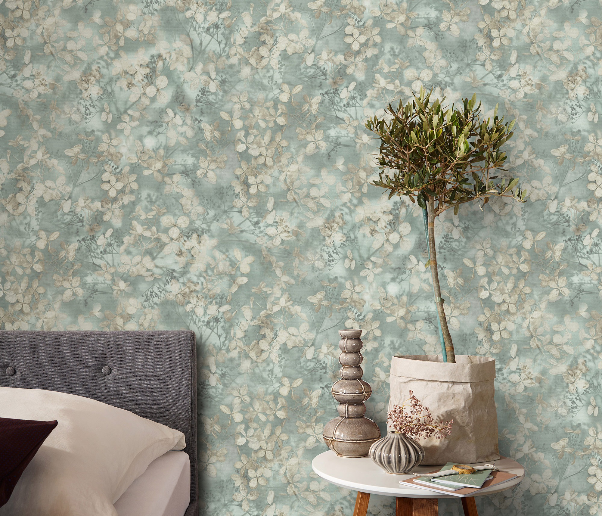 Erismann Vliestapete Play of light grün 1041507