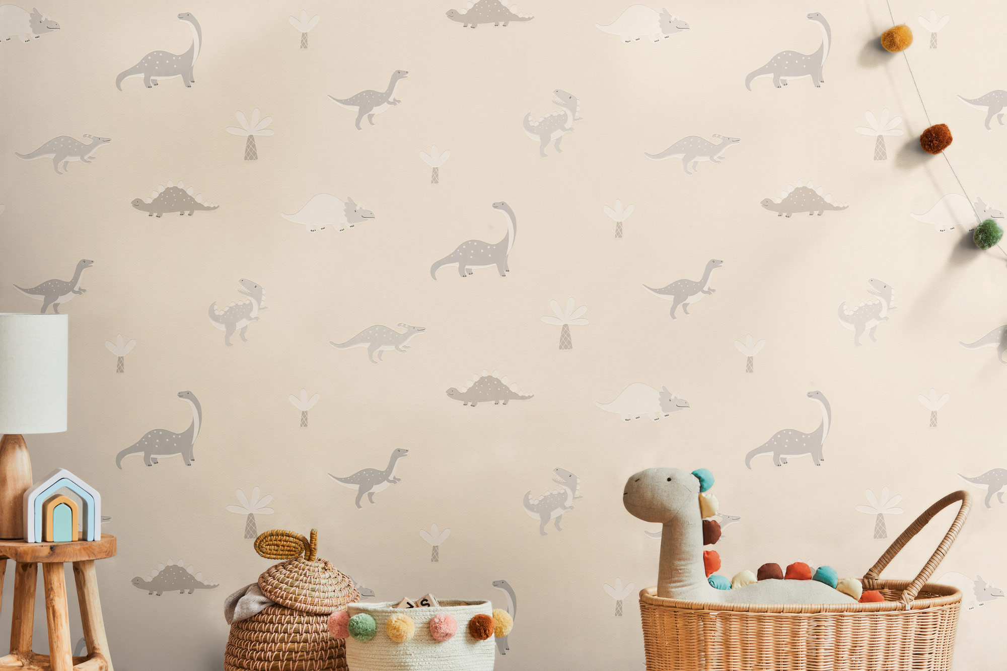 AS Vliestapete Kids Studio Kinderzimmertapete Creme 792573