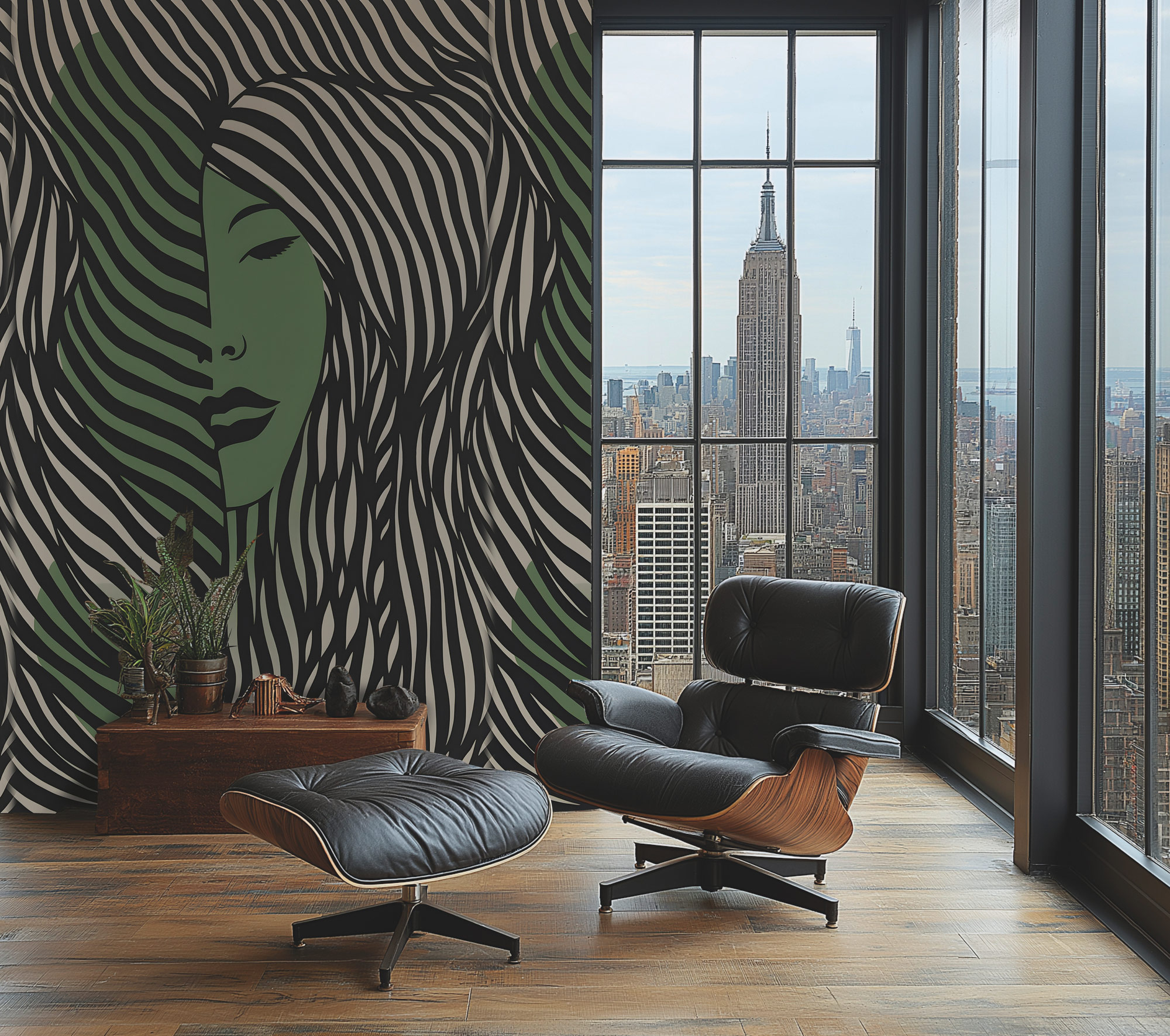 AS Fototapete MS Hot Spots Wellen-Optik Creme 790164