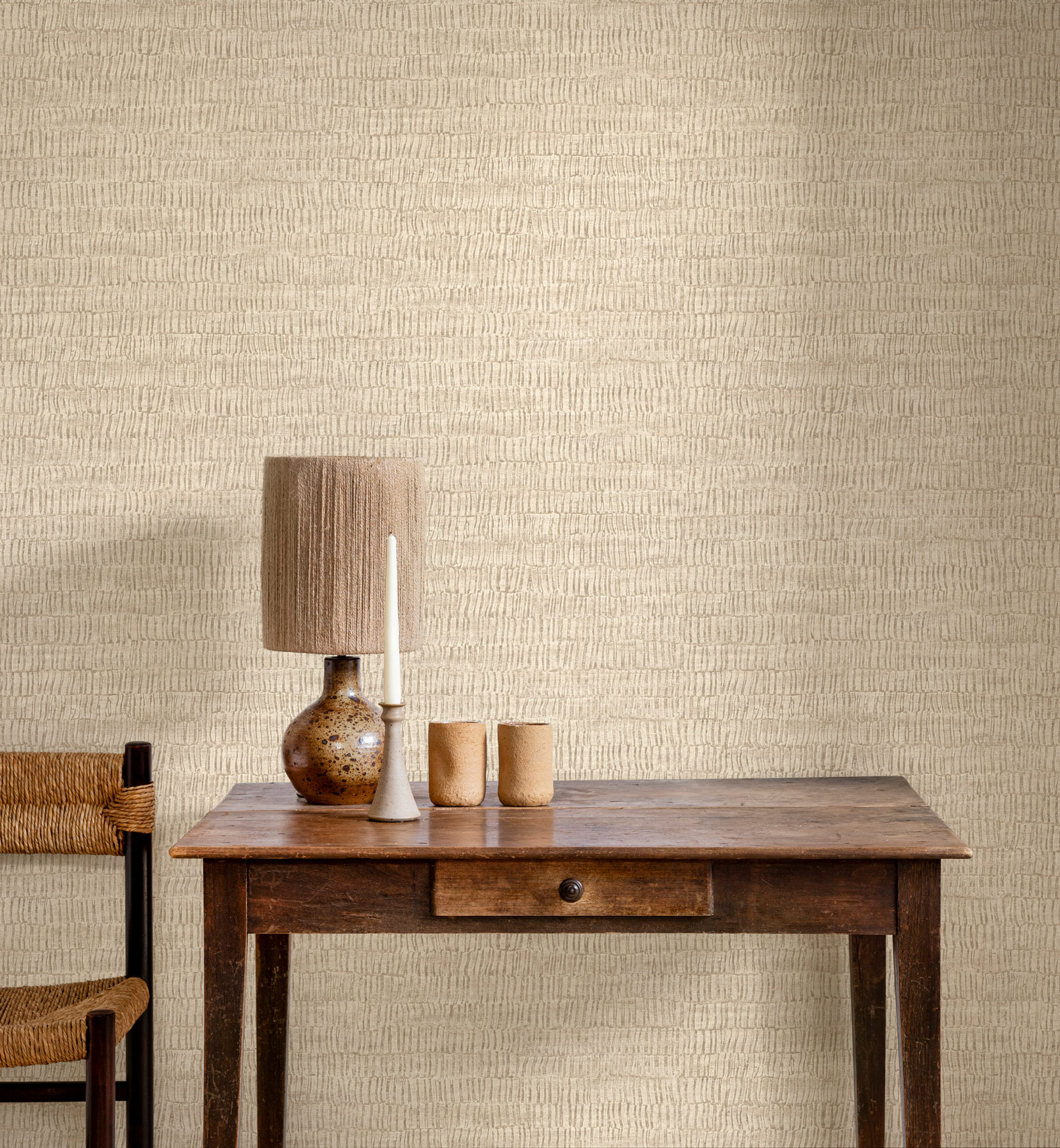 Rasch Vliestapete Amara Braun-Sand 720655