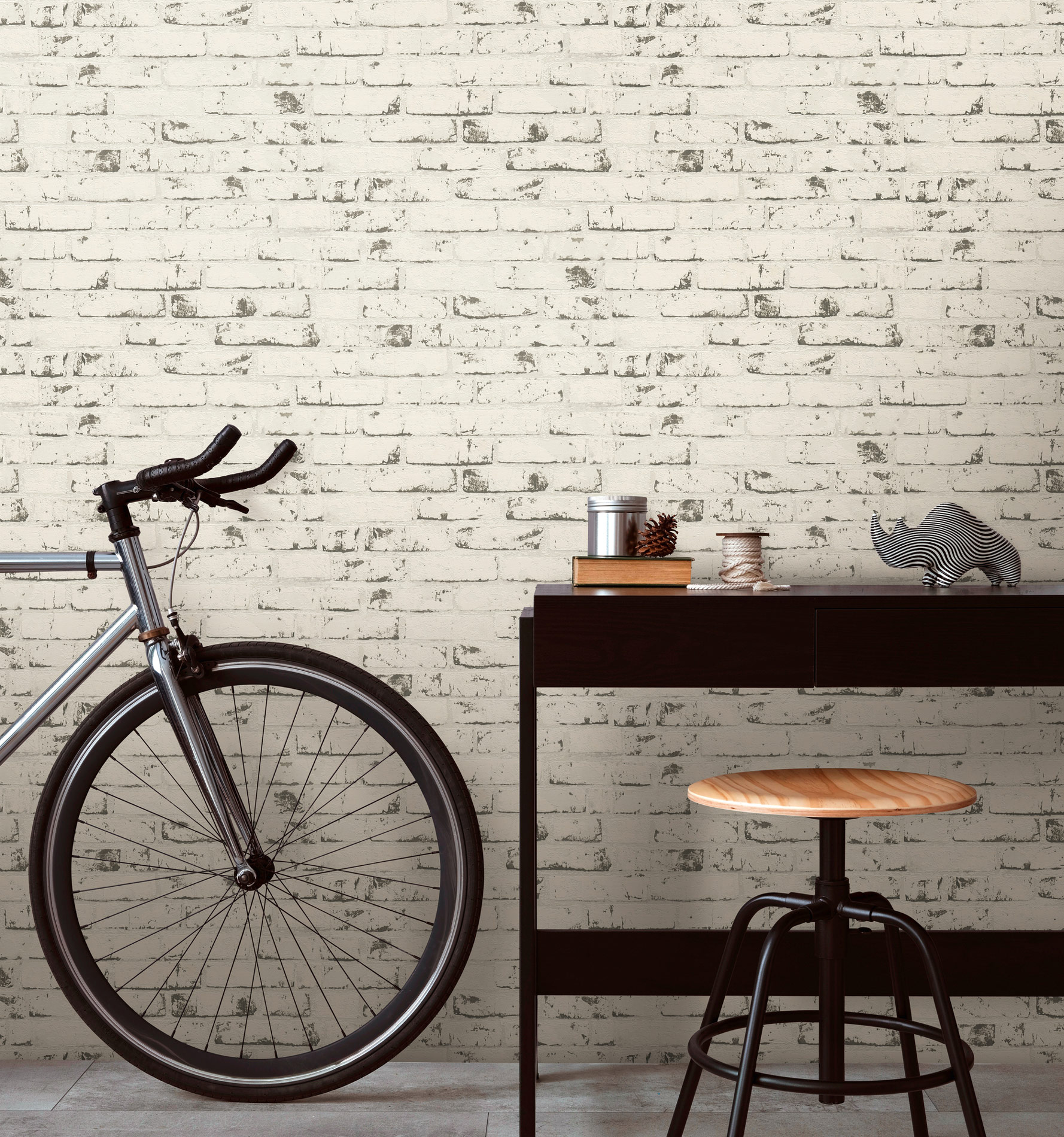 AS Vliestapete Casual Living Grau Steintapete 907837